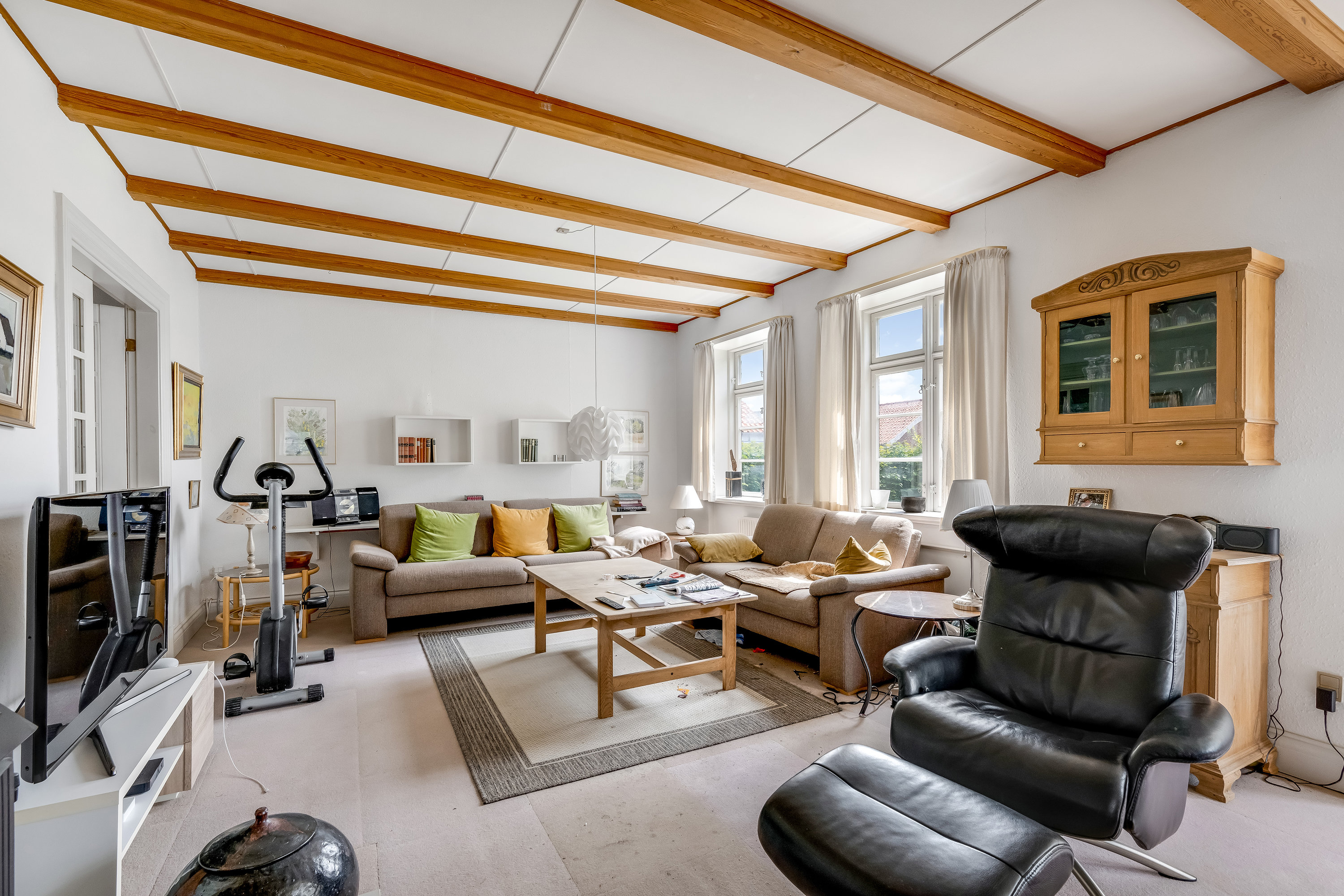 Fremhævet stue billede i fuldskærmstilstand. Billede af Kirkegade 26, 6940 Lem St