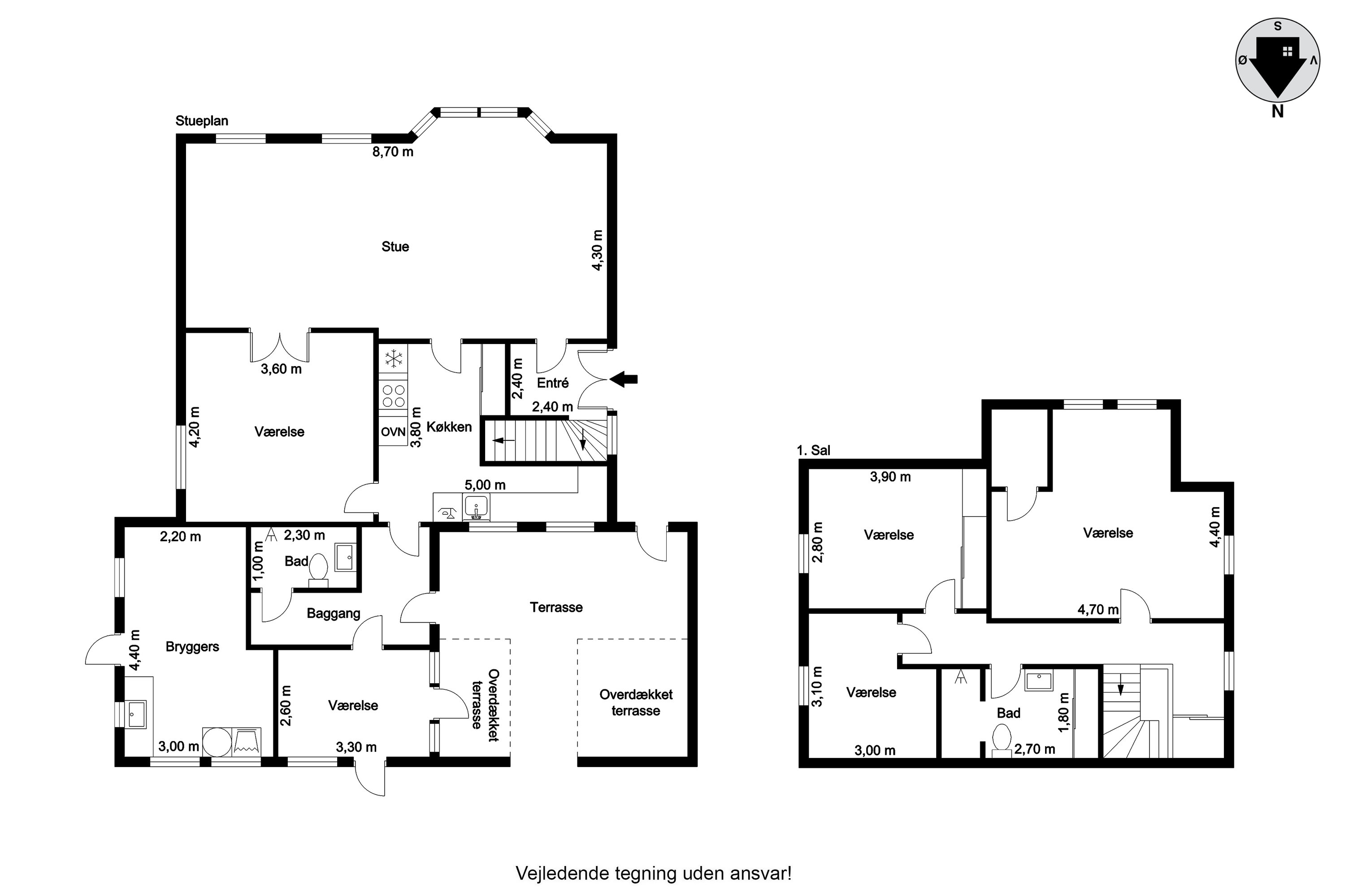 Plantegninger billede af Kirkegade 26, 6940 Lem St