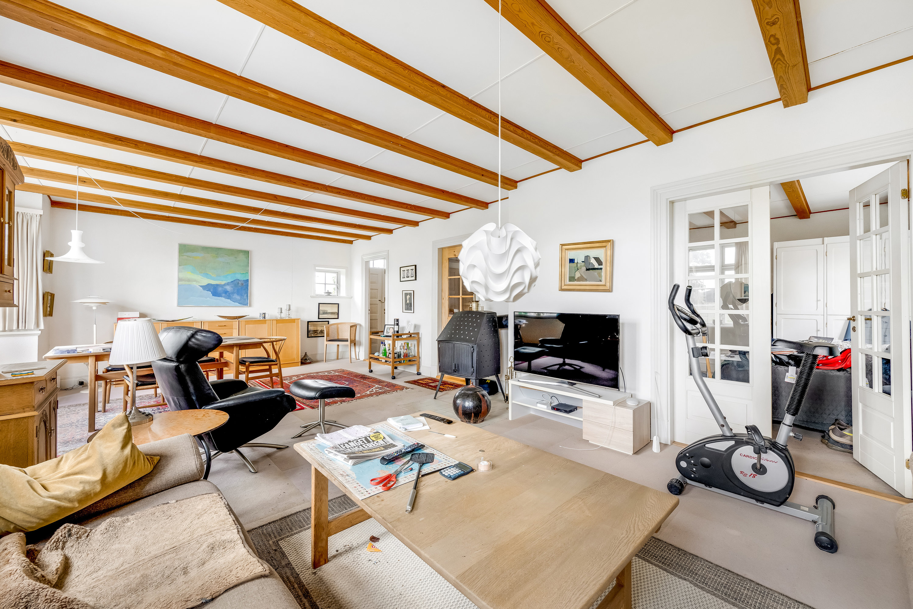 Fremhævet stue billede i fuldskærmstilstand. Billede af Kirkegade 26, 6940 Lem St