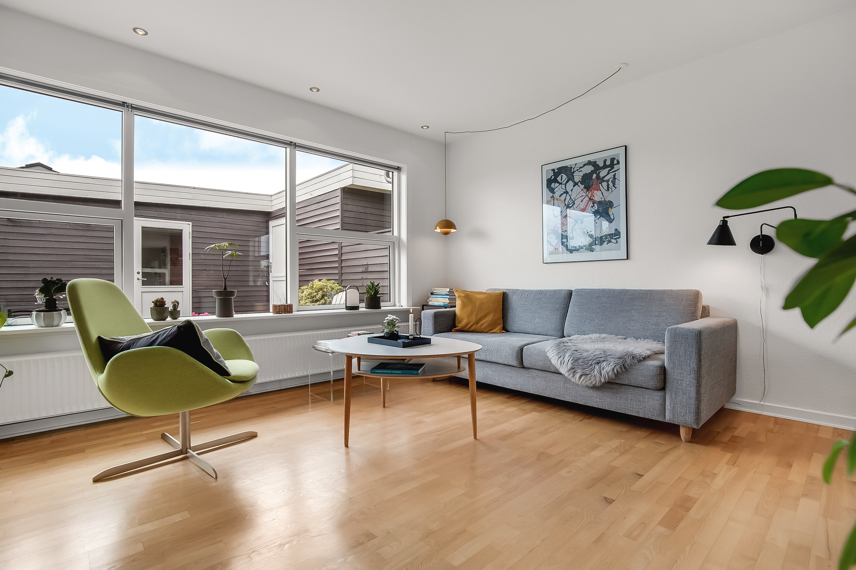 Fremhævet stue billede i fuldskærmstilstand. Billede af Blochsvej 23, 6000 Kolding