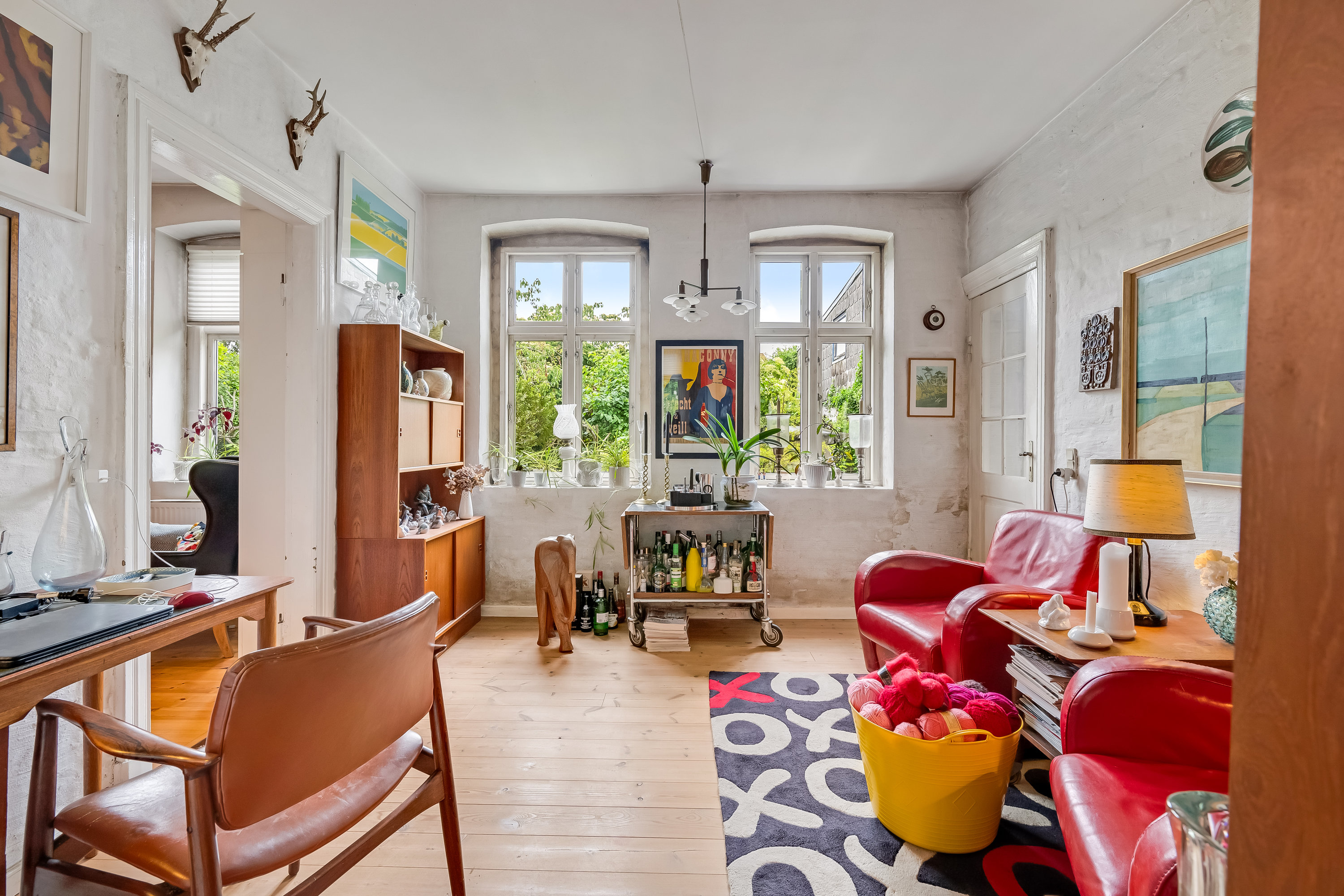 Fremhævet stue billede i fuldskærmstilstand. Billede af Markgade 1, 6270 Tønder