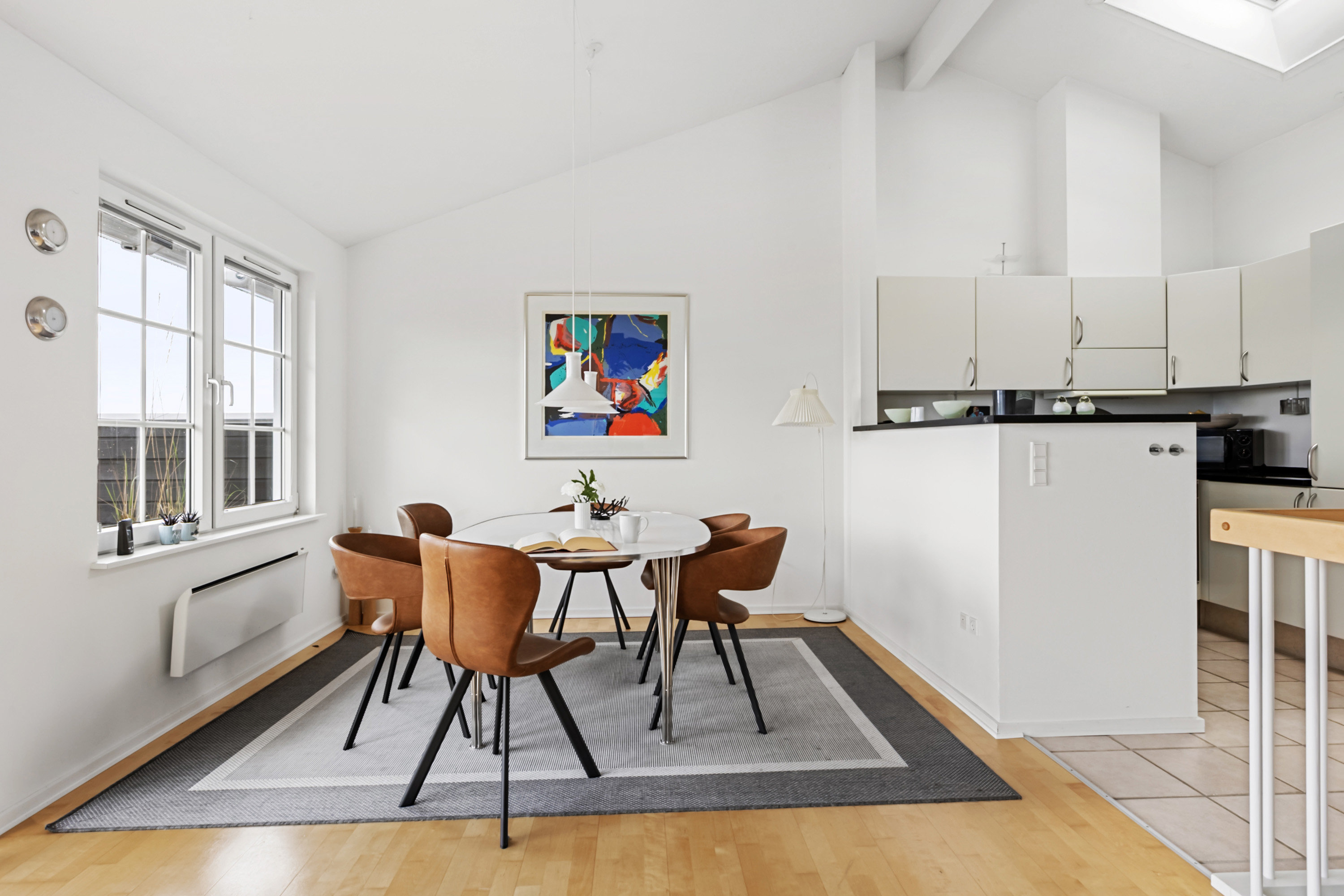 Fremhævet spisekøkken billede i fuldskærmstilstand. Billede af Løjt Bellevue 31, Løjt Feriecenter, 6200 Aabenraa