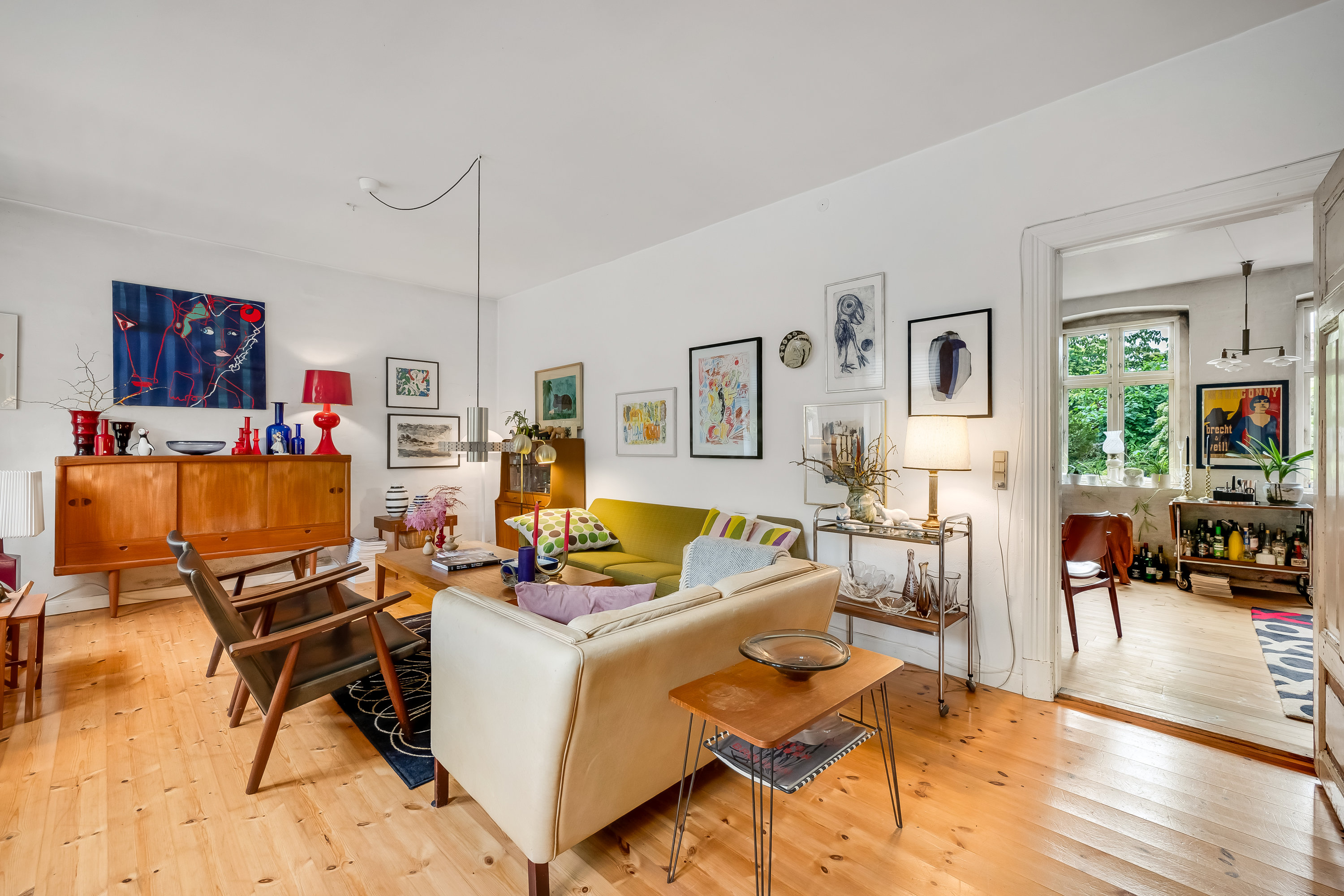 Fremhævet stue billede i fuldskærmstilstand. Billede af Markgade 1, 6270 Tønder