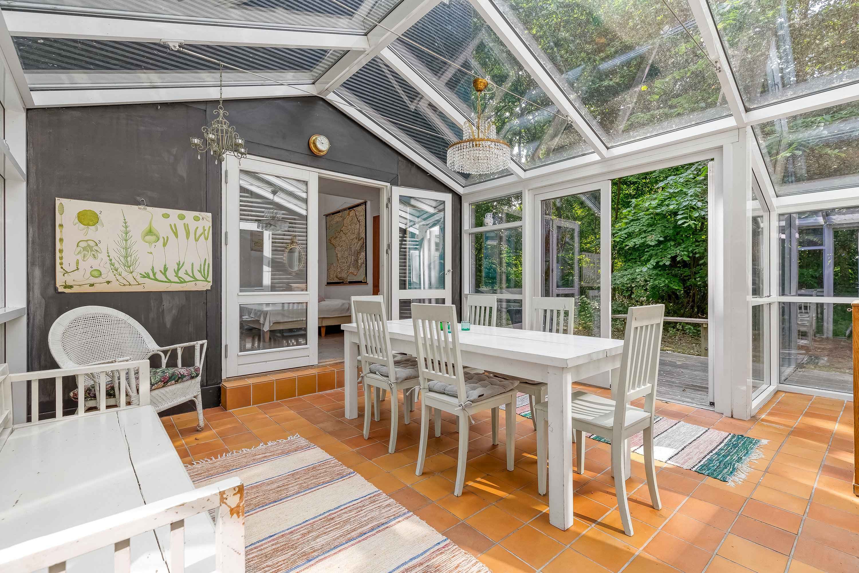 Fremhævet udestue billede i fuldskærmstilstand. Billede af Rørkæret 9, Rågeleje, 3210 Vejby