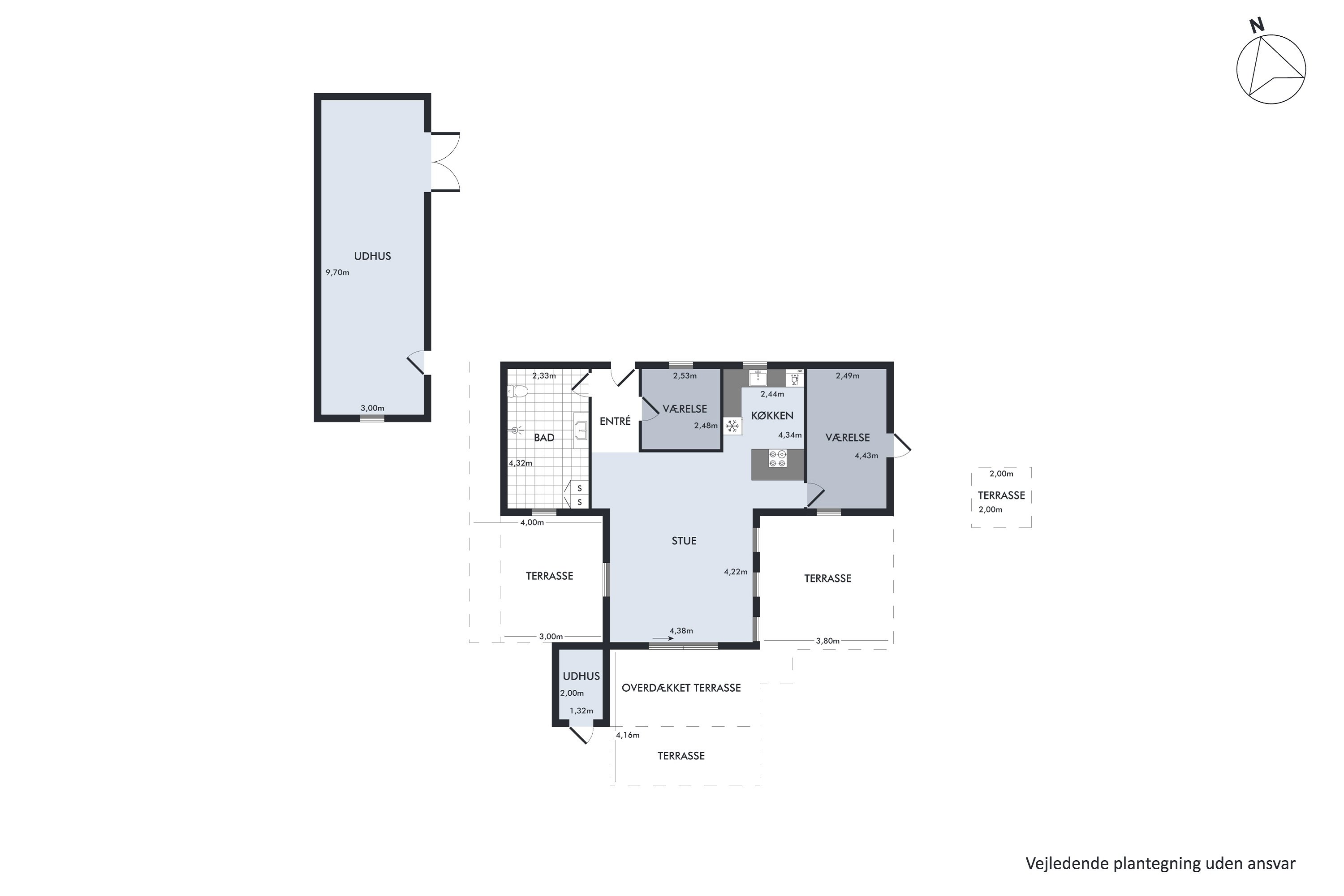 Plantegninger billede af Tranebærvej 26, Hune, 9492 Blokhus