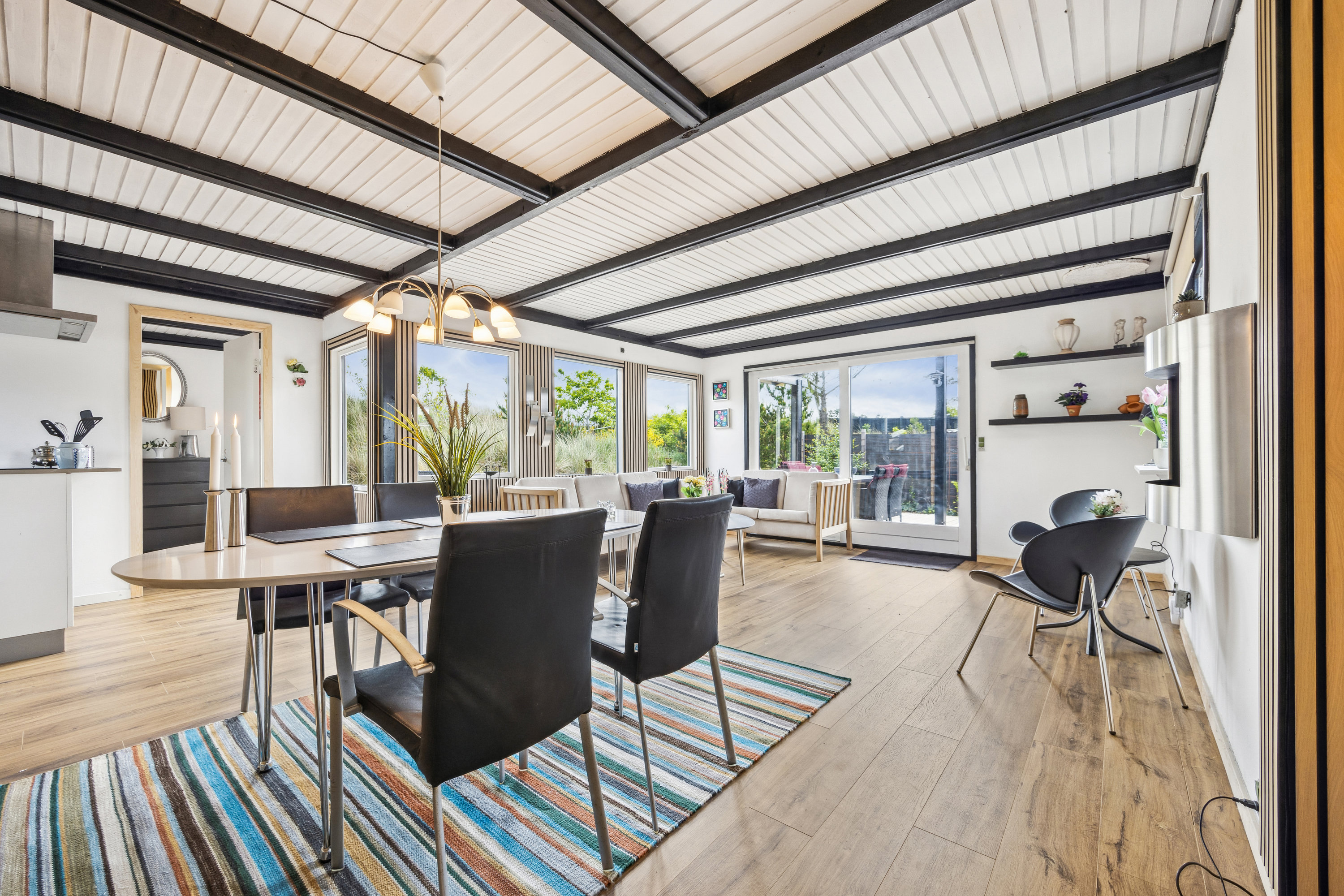 Fremhævet udestue billede i fuldskærmstilstand. Billede af Tranebærvej 26, Hune, 9492 Blokhus