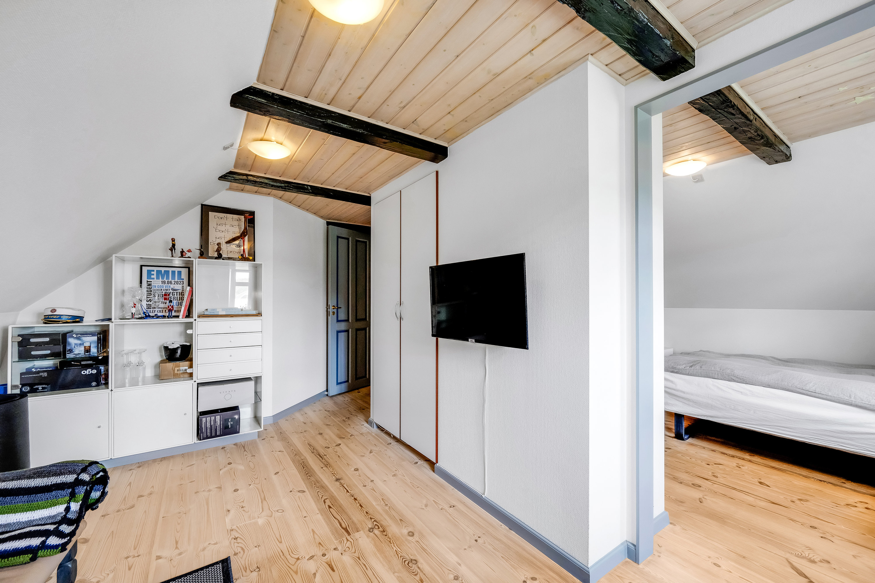 Fremhævet gang billede i fuldskærmstilstand. Billede af Øster Vejrupvej 7, Lyne, 6880 Tarm