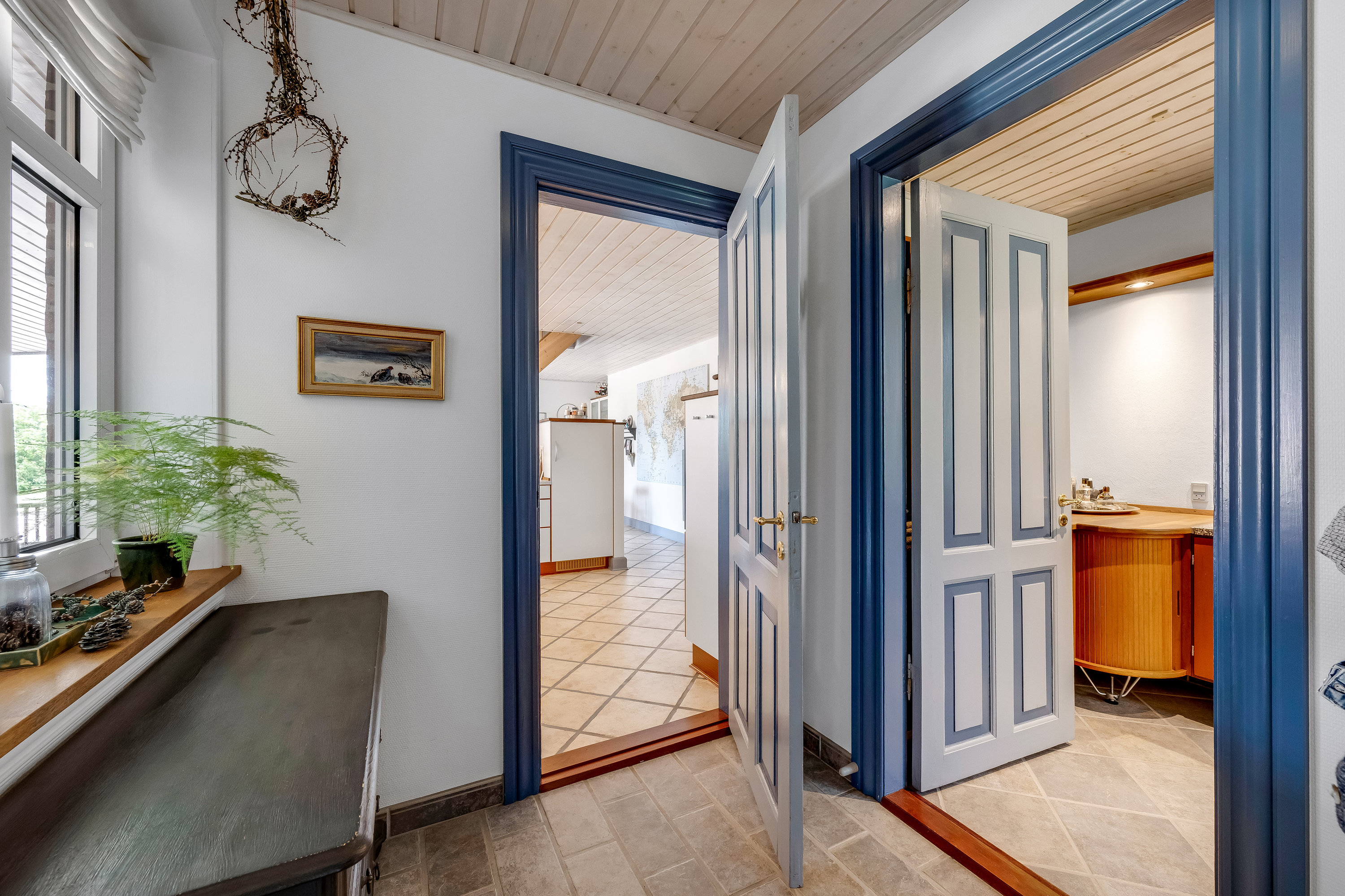 Fremhævet gang billede i fuldskærmstilstand. Billede af Øster Vejrupvej 7, Lyne, 6880 Tarm