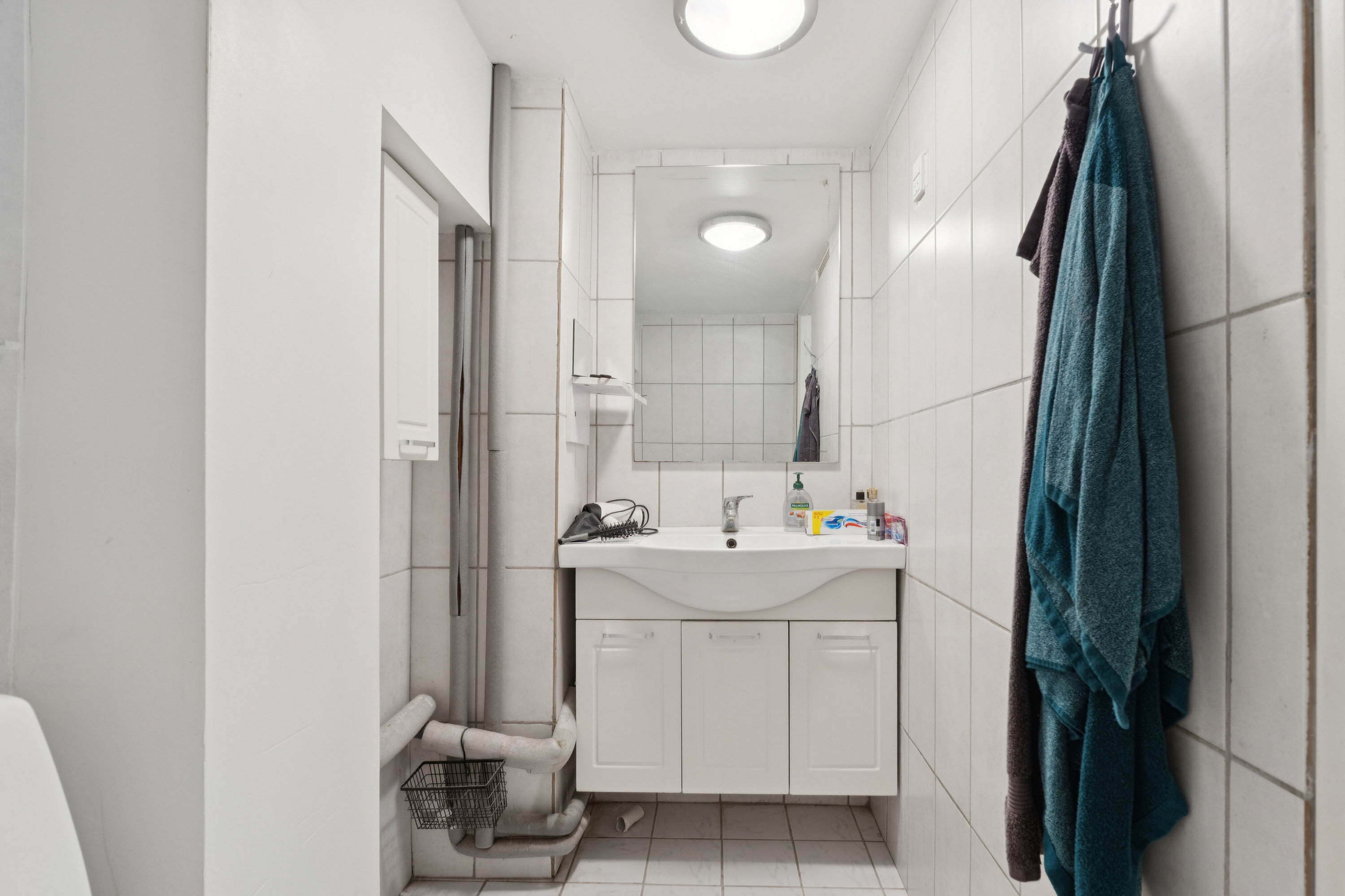 Fremhævet badeværelse billede i fuldskærmstilstand. Billede af Risingsvej 11, 5000 Odense C