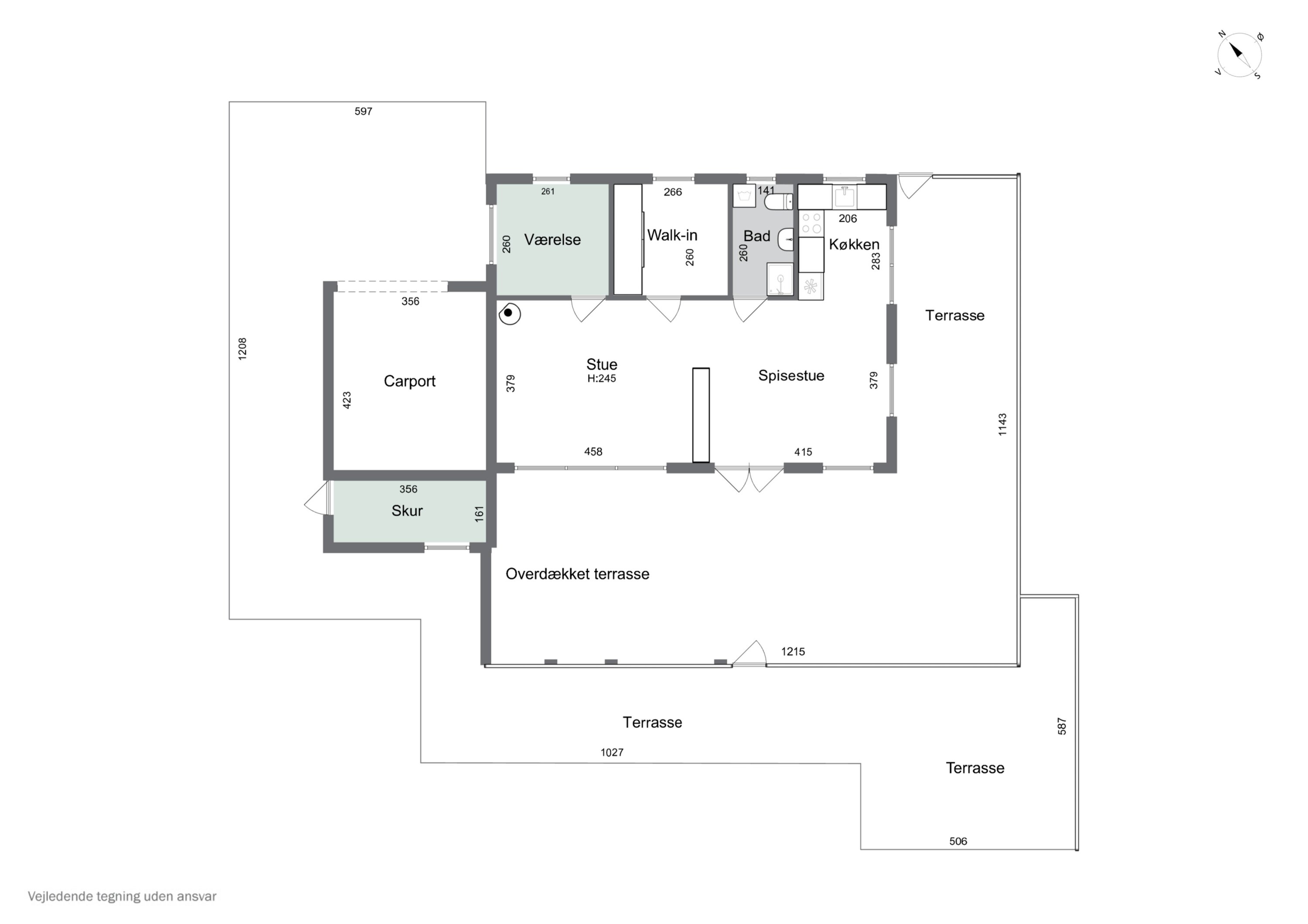 Plantegninger billede af Rørmosevej 7, Østerballe, 5450 Otterup