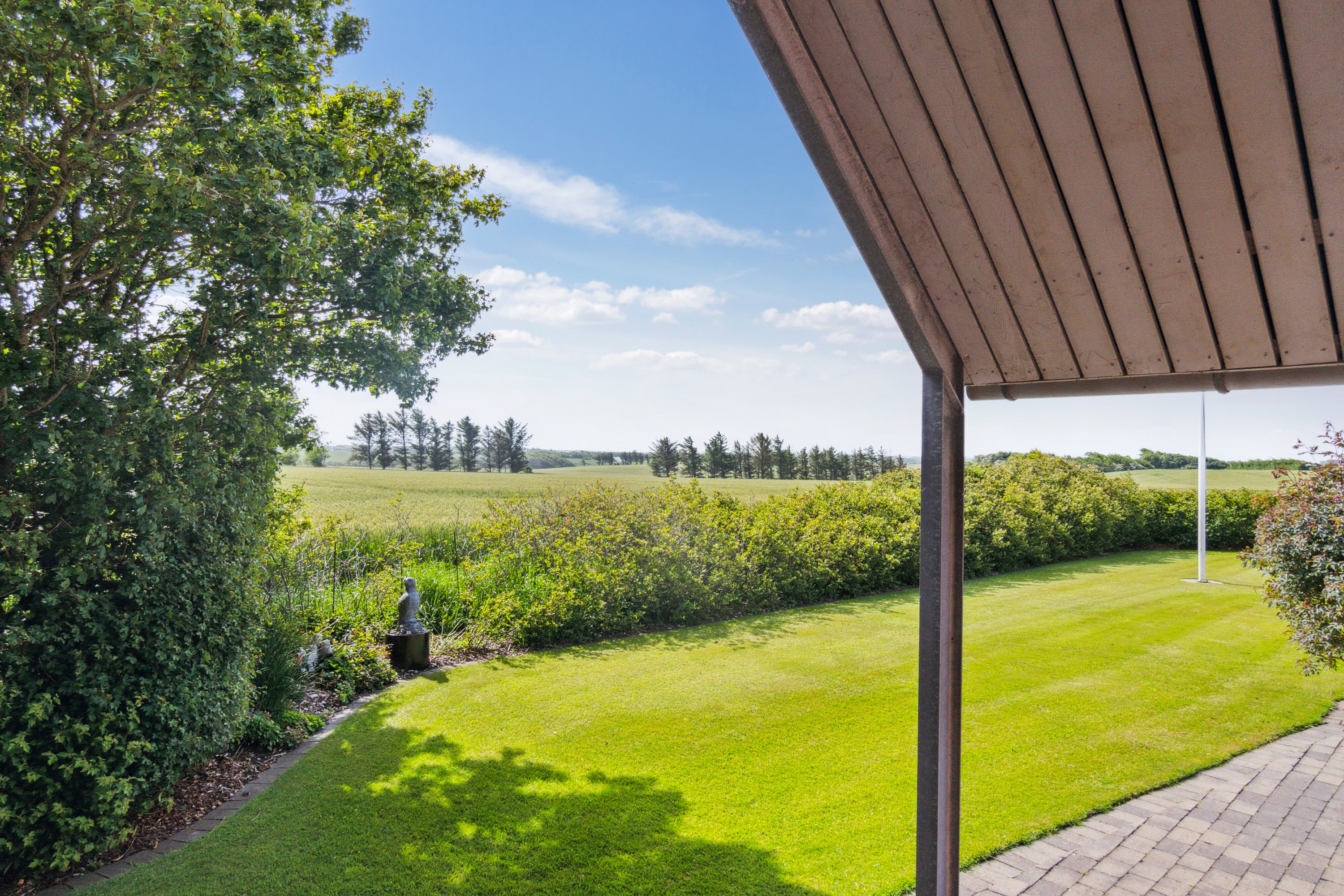 Miniaturebillede 1: set fra haven. Billede af Kystvejen 81, 7755 Bedsted Thy