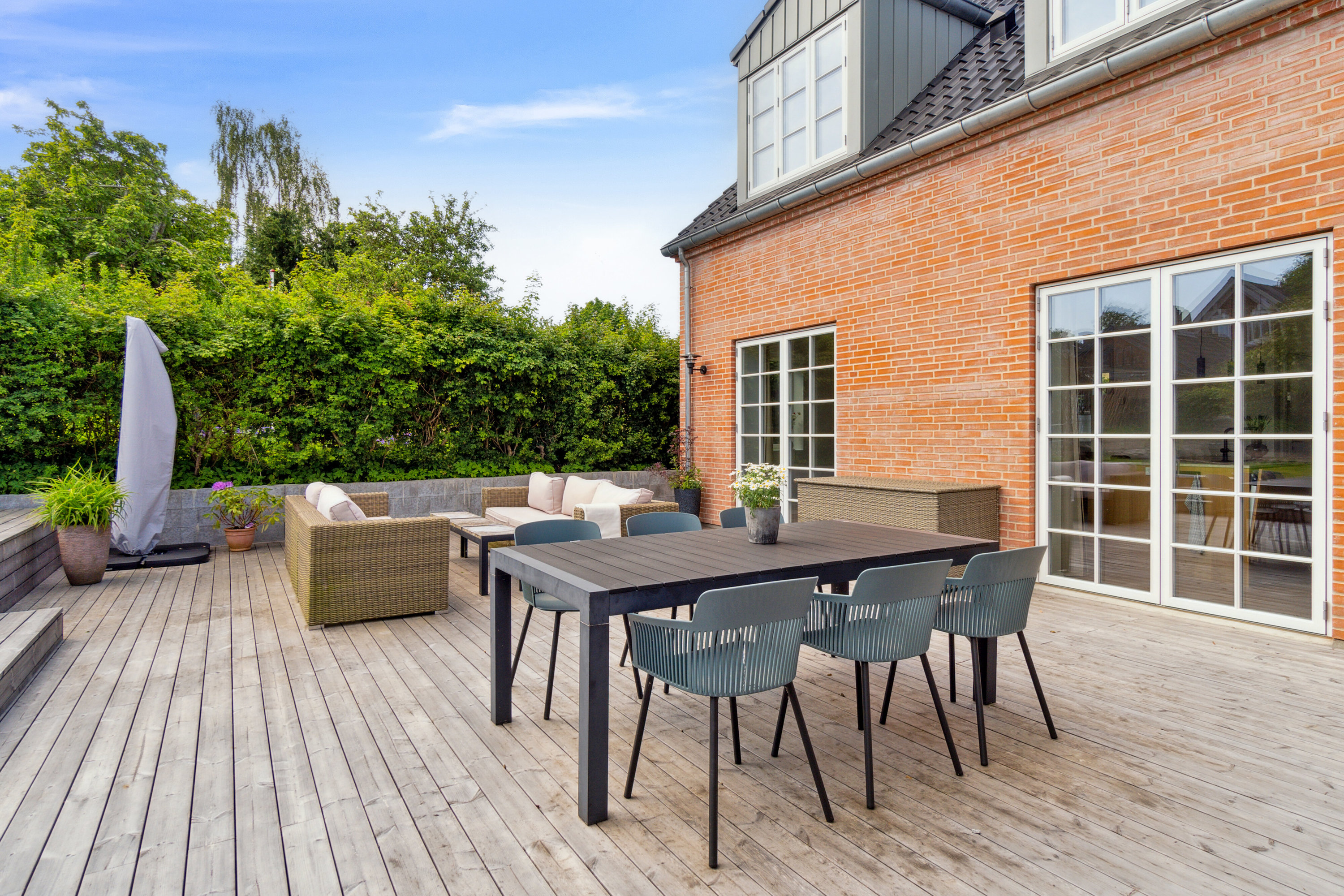 Fremhævet terrasse billede i fuldskærmstilstand. Billede af Skådevej 5, Skåde, 8270 Højbjerg