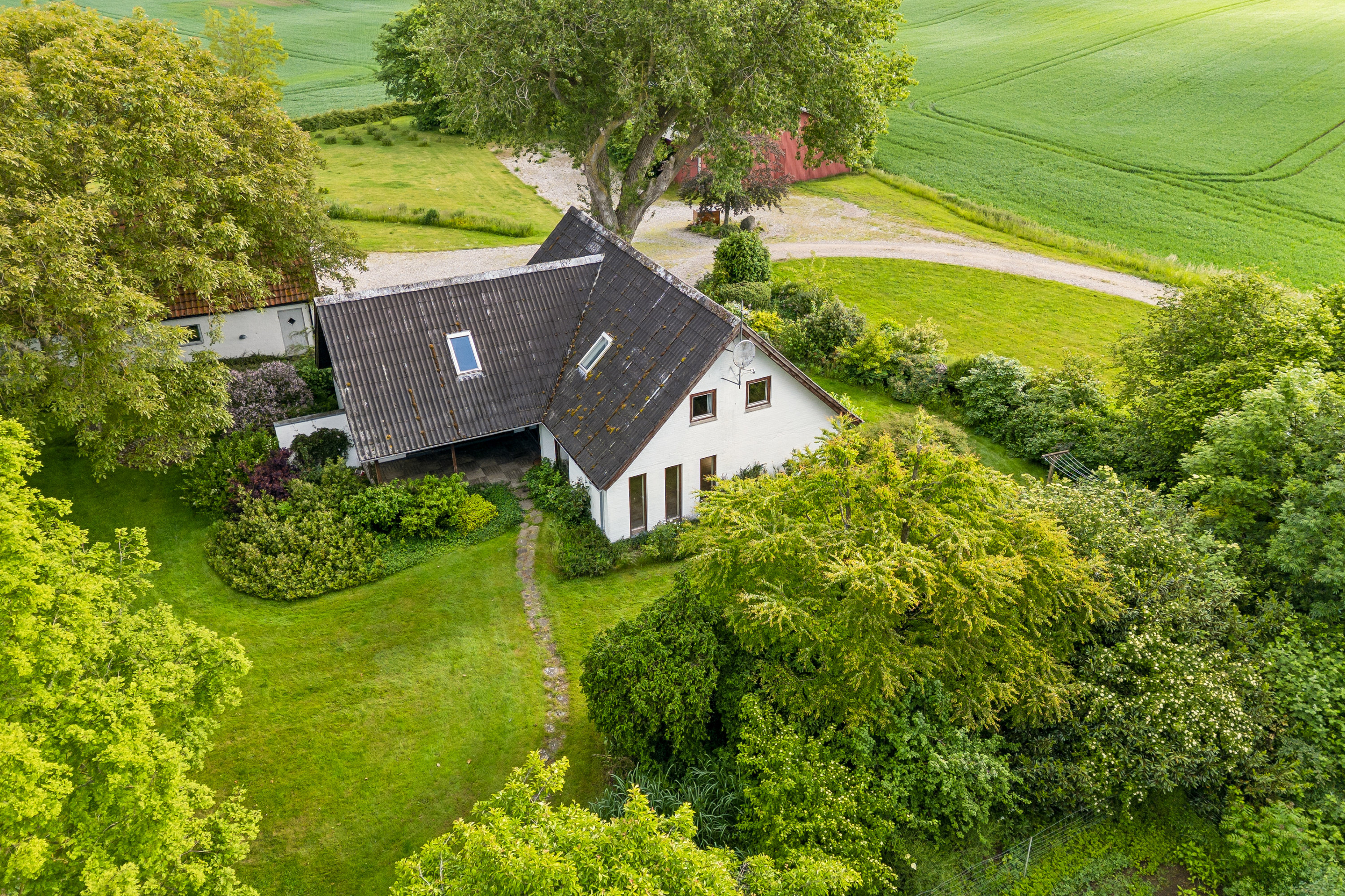 Fremhævet ejendommen billede i fuldskærmstilstand. Billede af Kragevigvej 1, Kragerup, 4291 Ruds Vedby