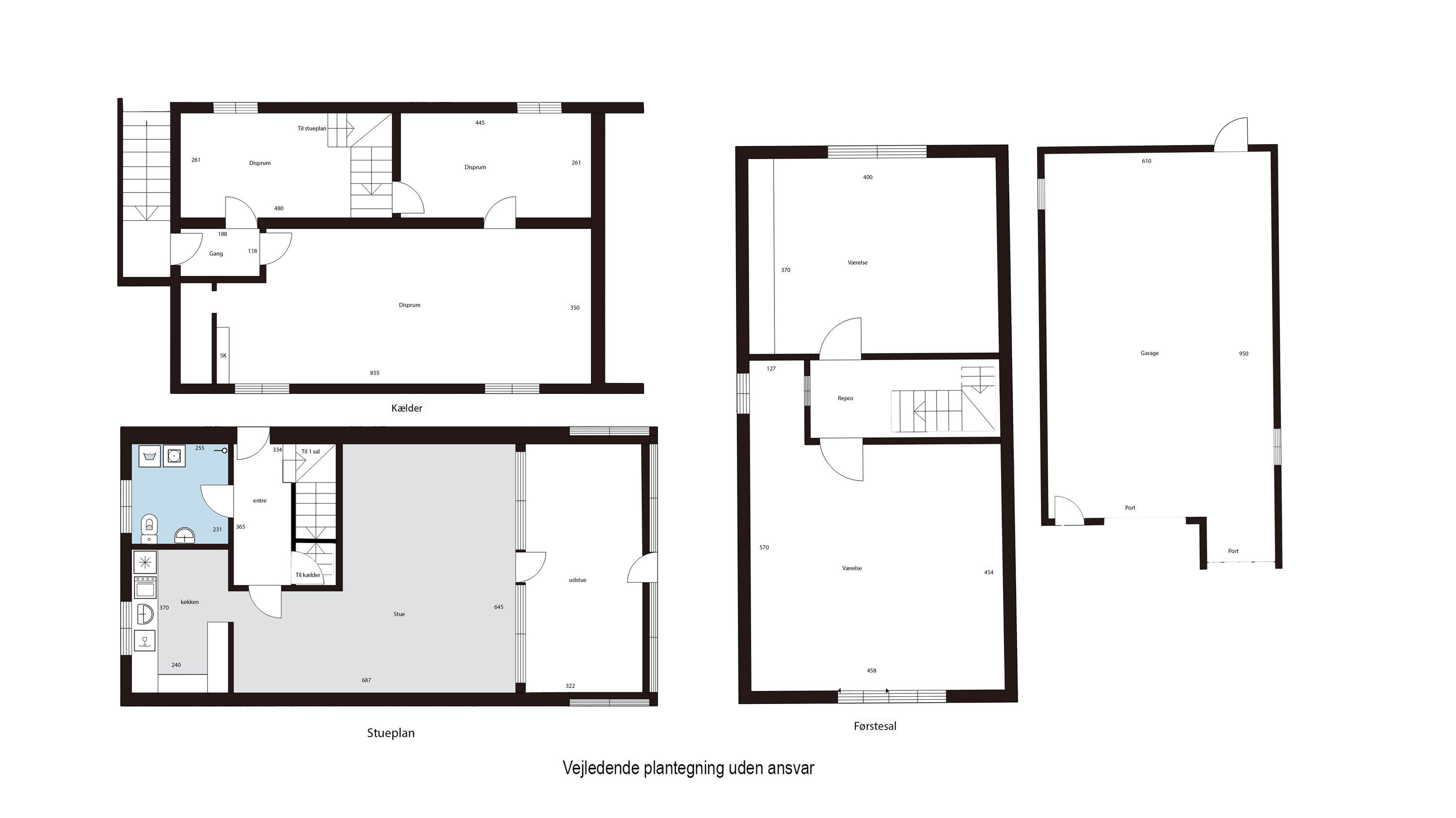 Plantegninger billede af Nyvang 11, Turup, 5610 Assens
