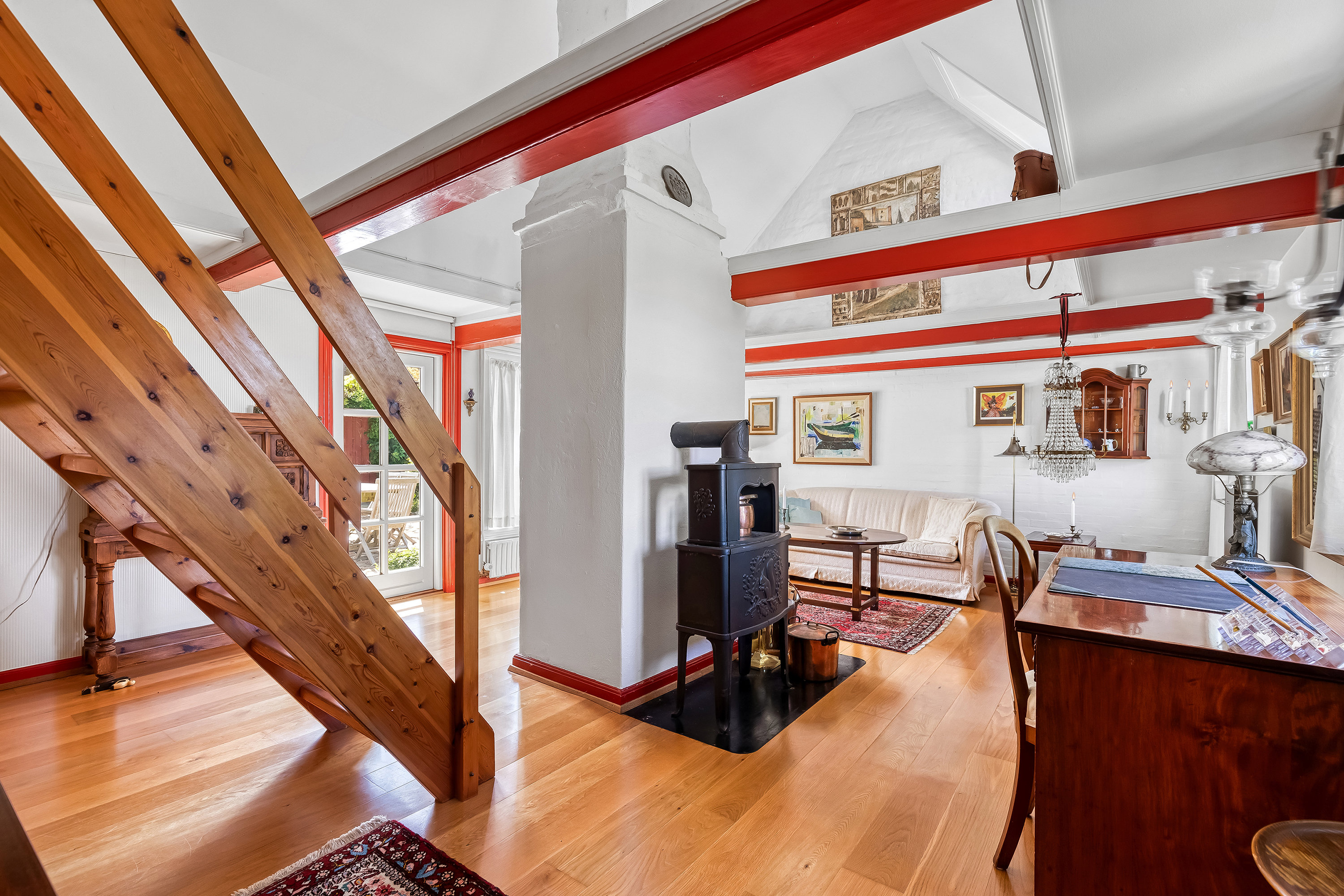 Fremhævet stue billede i fuldskærmstilstand. Billede af Søstræde 7, 3250 Gilleleje