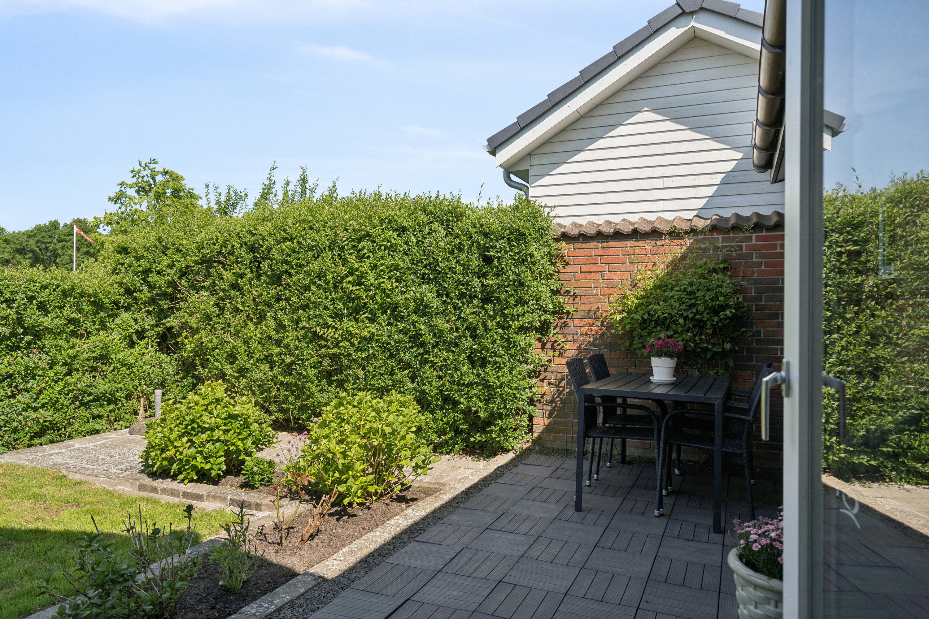 Fremhævet terrasse billede i fuldskærmstilstand. Billede af Tranehøjen 286, Dyrup, 5250 Odense SV