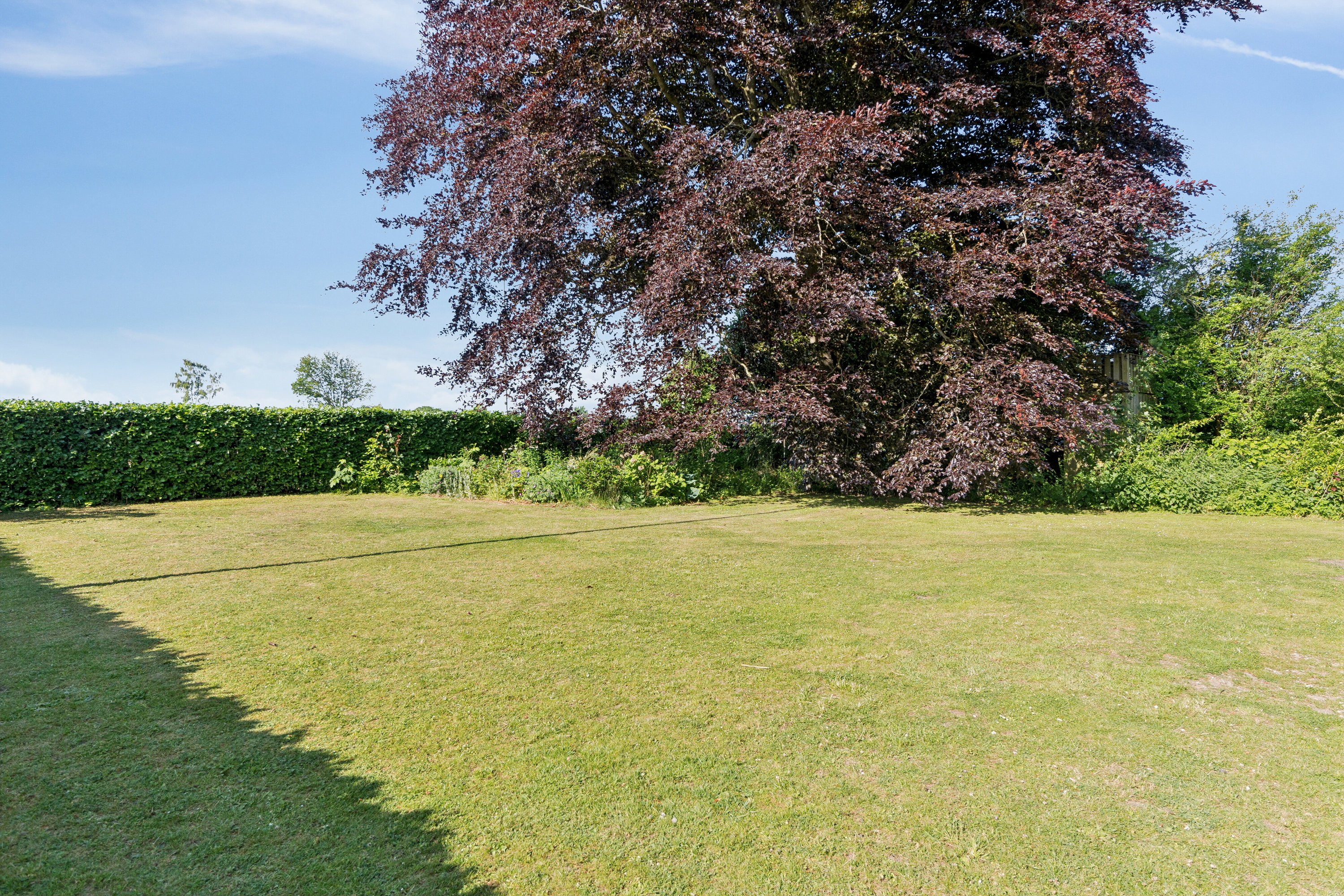 Fremhævet set fra haven billede i fuldskærmstilstand. Billede af Jullerupvej 52, Jullerup, 5471 Søndersø