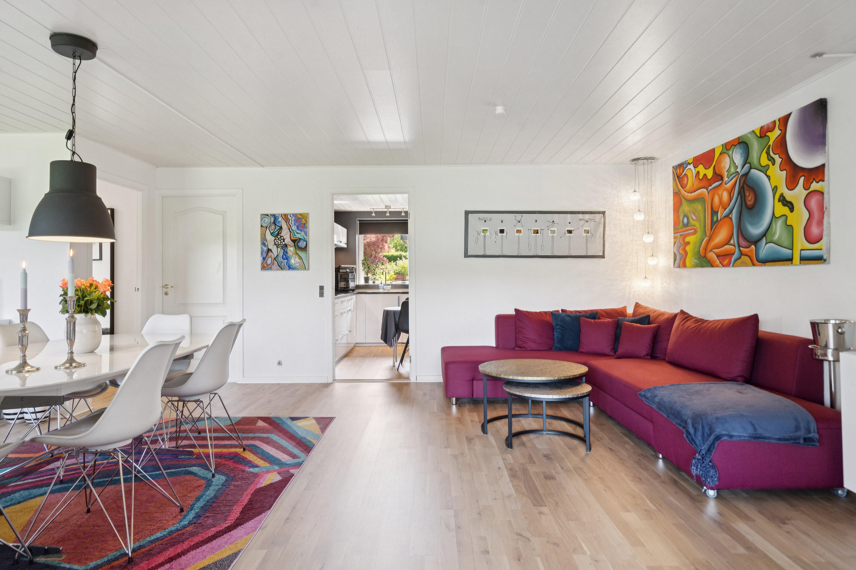 Fremhævet stue billede i fuldskærmstilstand. Billede af Tranehøjen 286, Dyrup, 5250 Odense SV