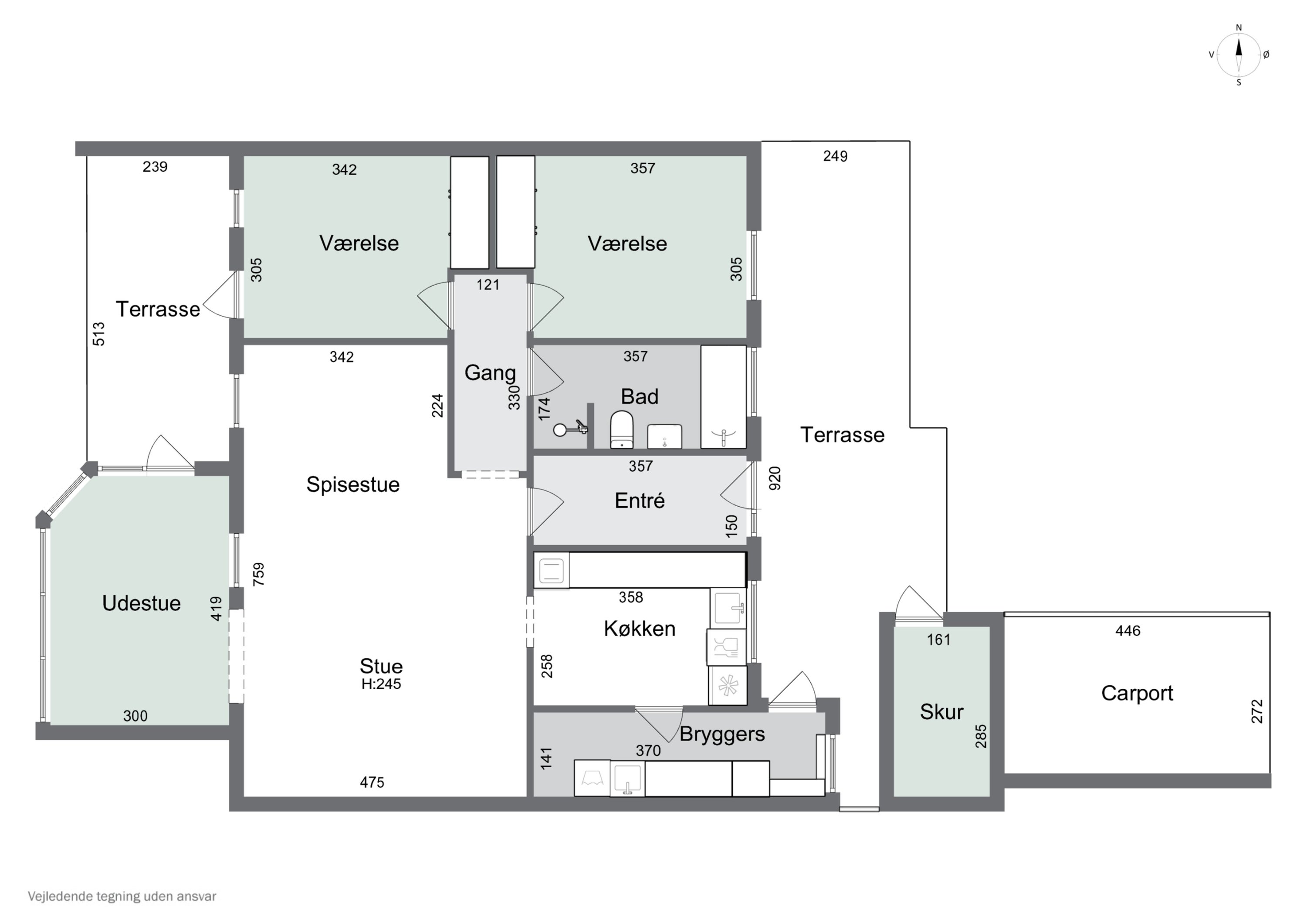 Plantegninger billede af Tranehøjen 286, Dyrup, 5250 Odense SV