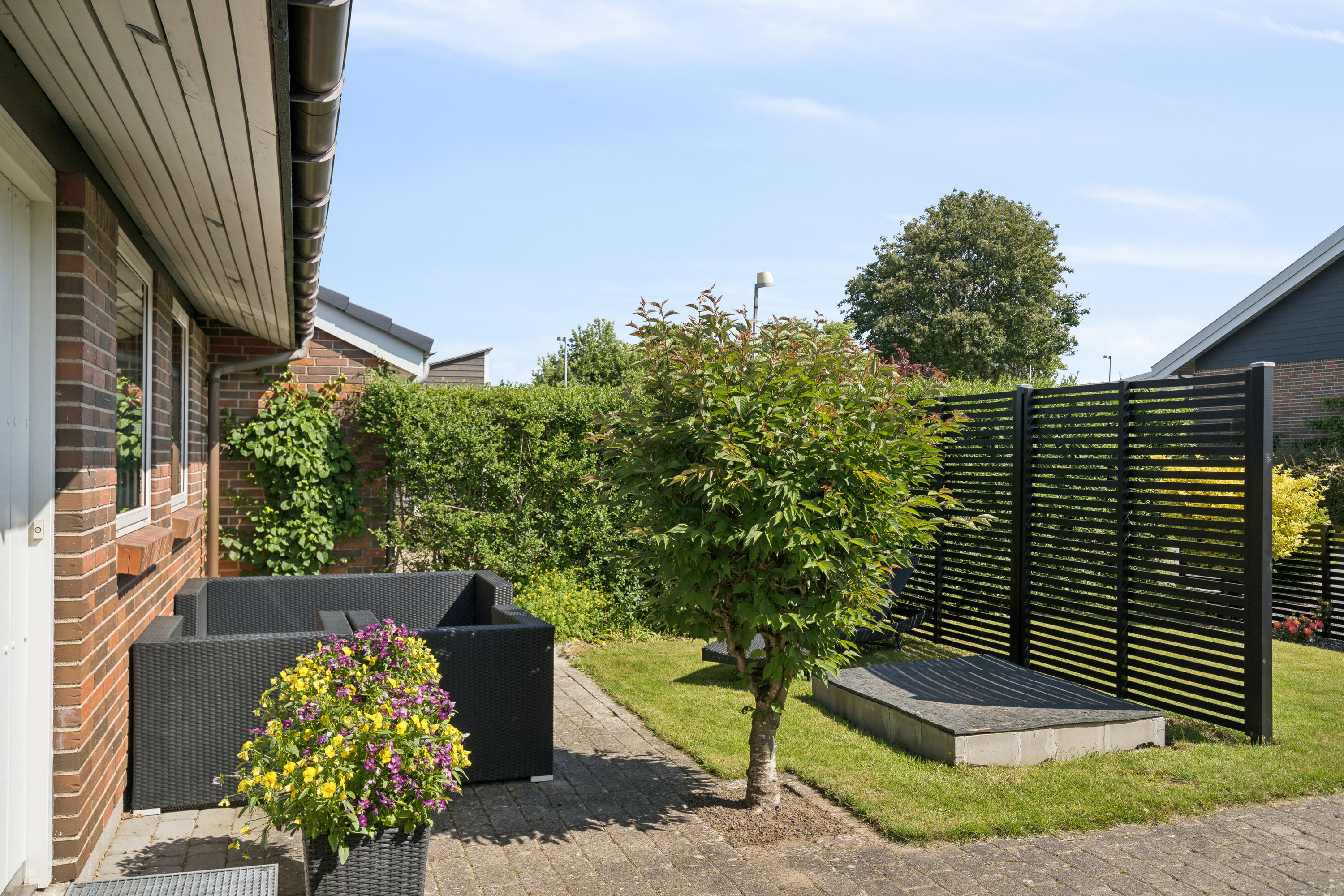 Fremhævet terrasse billede i fuldskærmstilstand. Billede af Tranehøjen 286, Dyrup, 5250 Odense SV