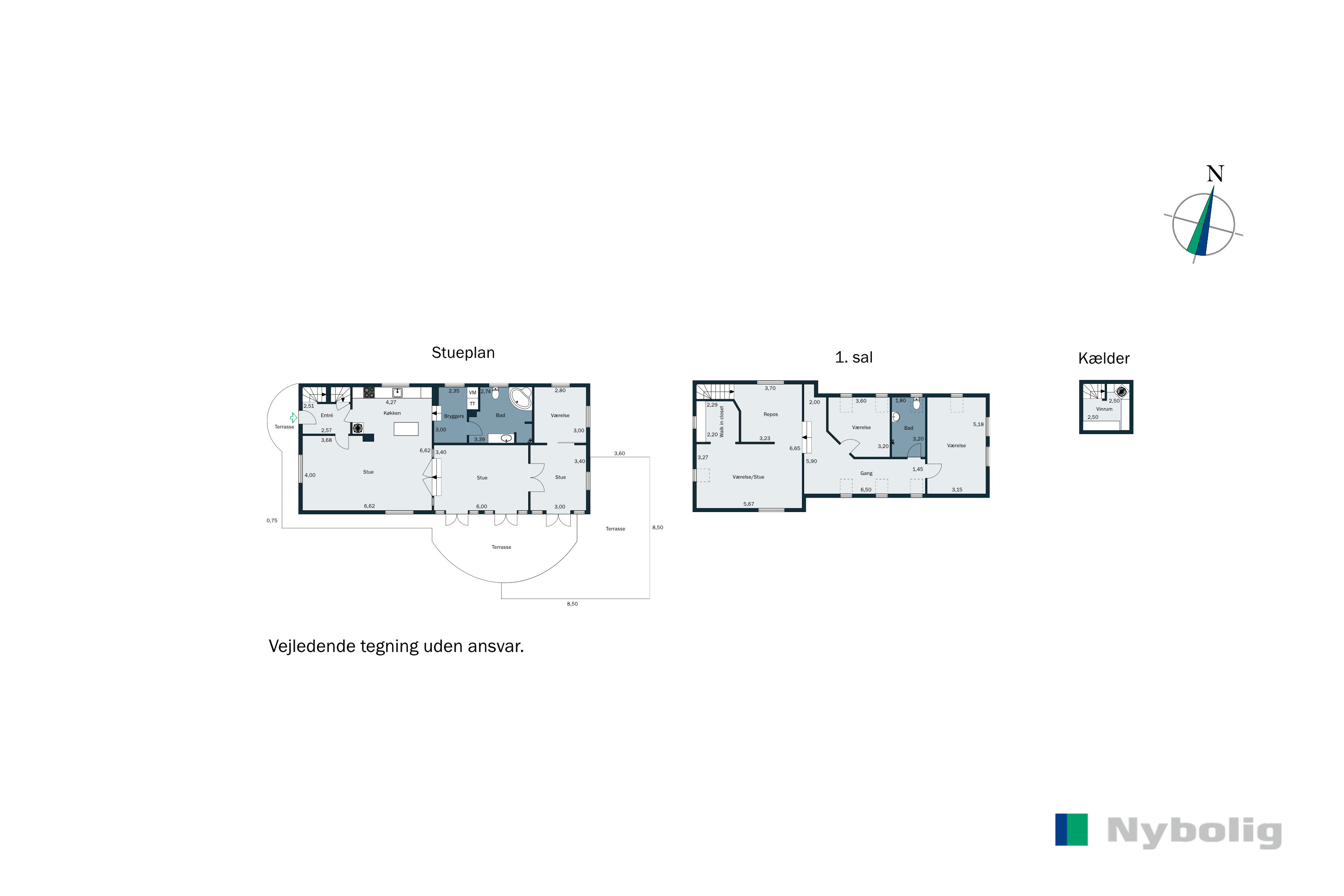 Plantegninger billede af Baneskellet 40, 2950 Vedbæk
