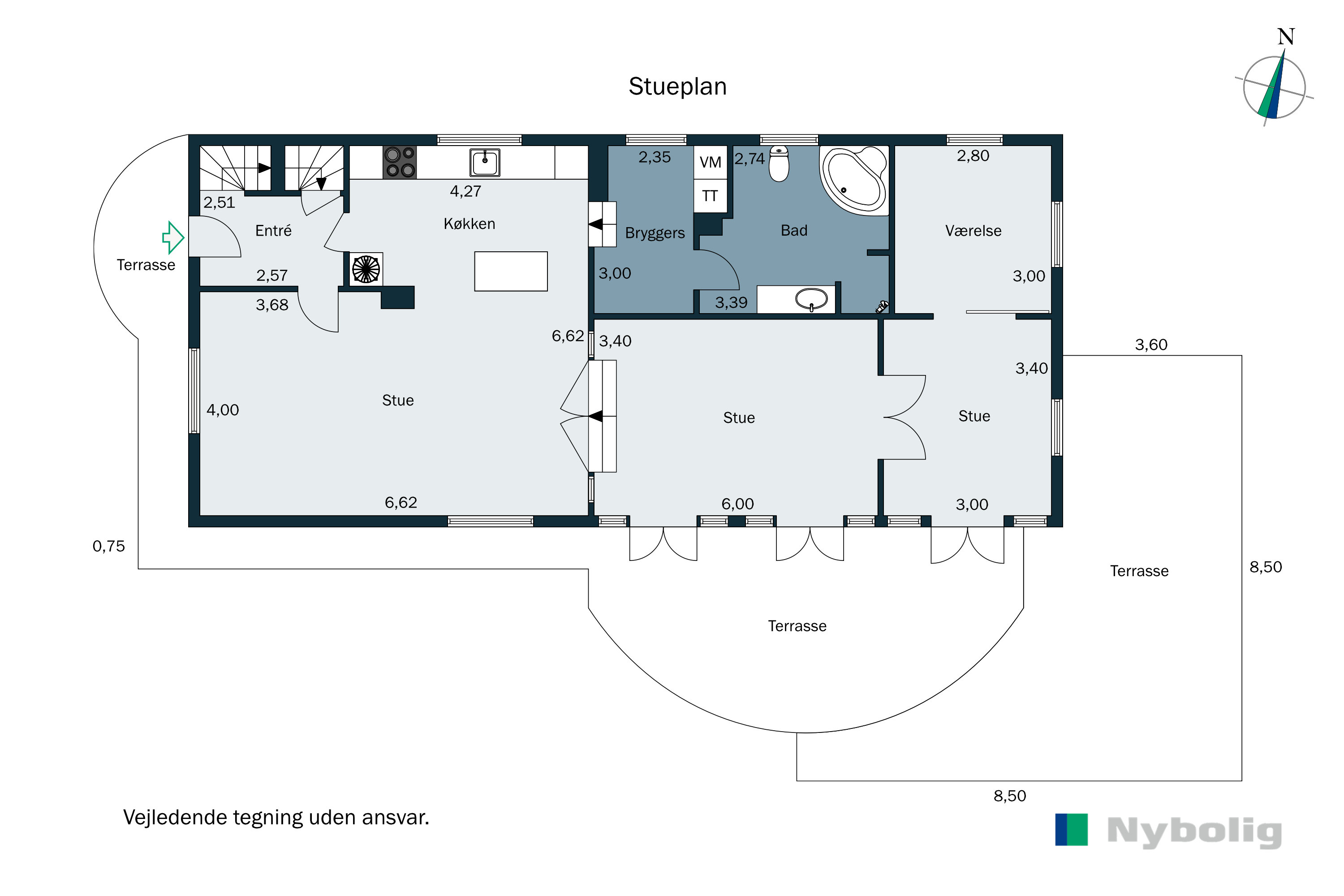 Plantegninger billede af Baneskellet 40, 2950 Vedbæk