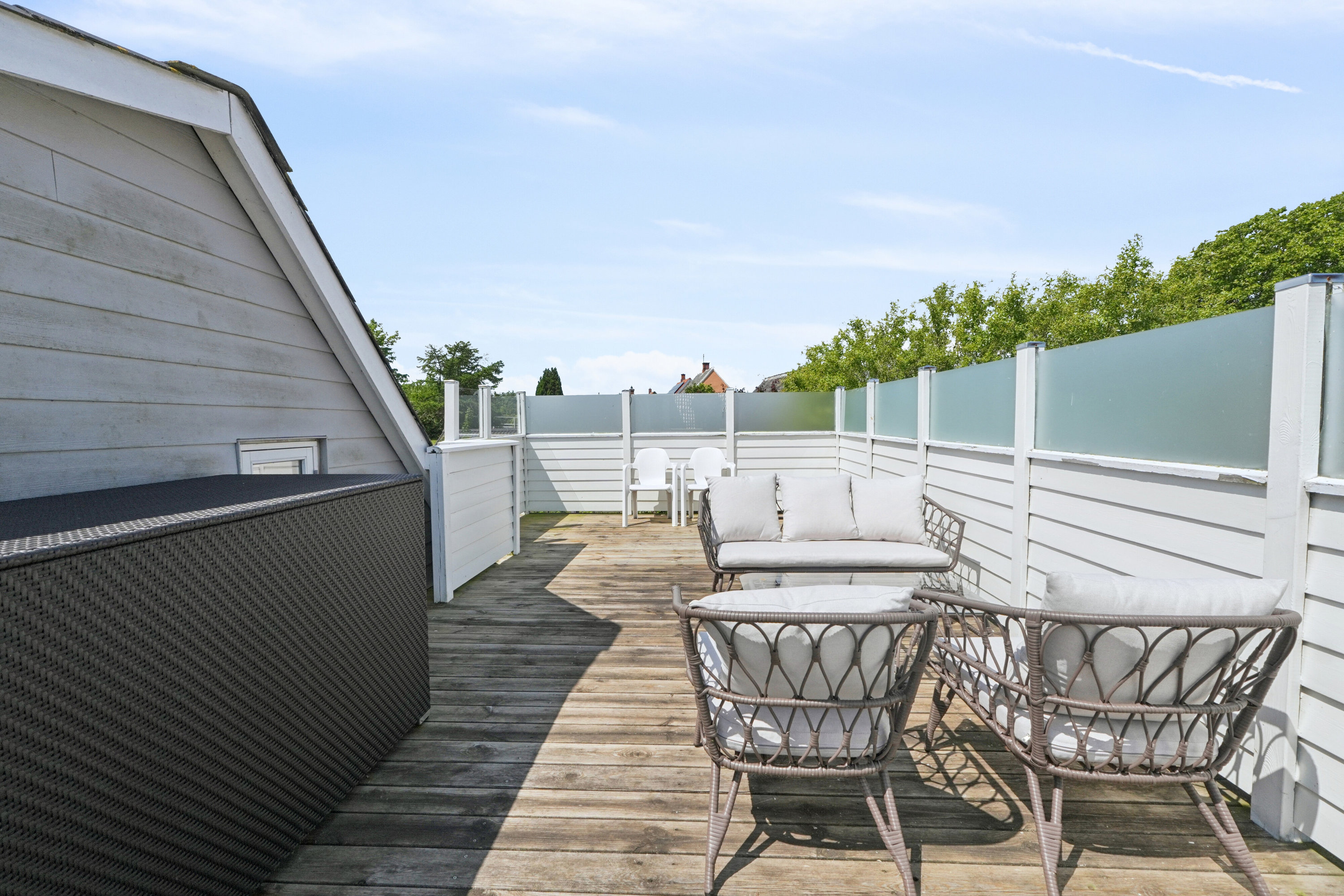 Fremhævet terrasse billede i fuldskærmstilstand. Billede af Spodsbjergvej 323, Spodsbjerg, 5900 Rudkøbing