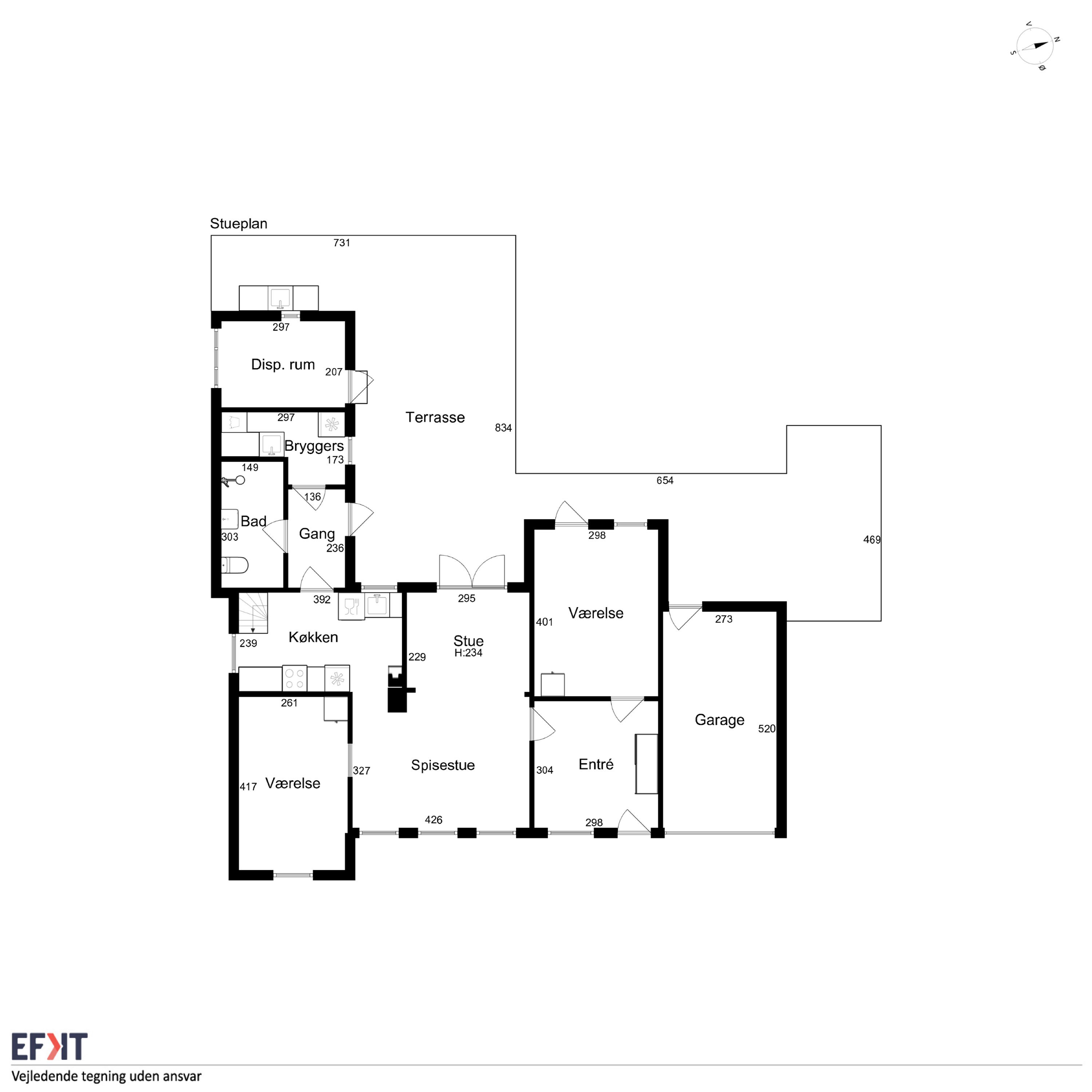 Plantegninger billede af Spodsbjergvej 323, Spodsbjerg, 5900 Rudkøbing