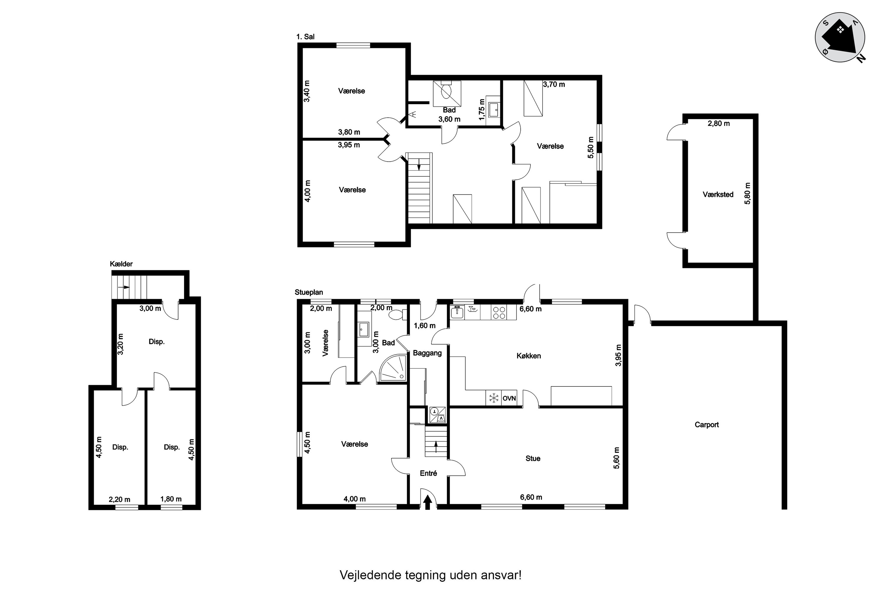 Plantegninger billede af Kongevej 8, 6900 Skjern