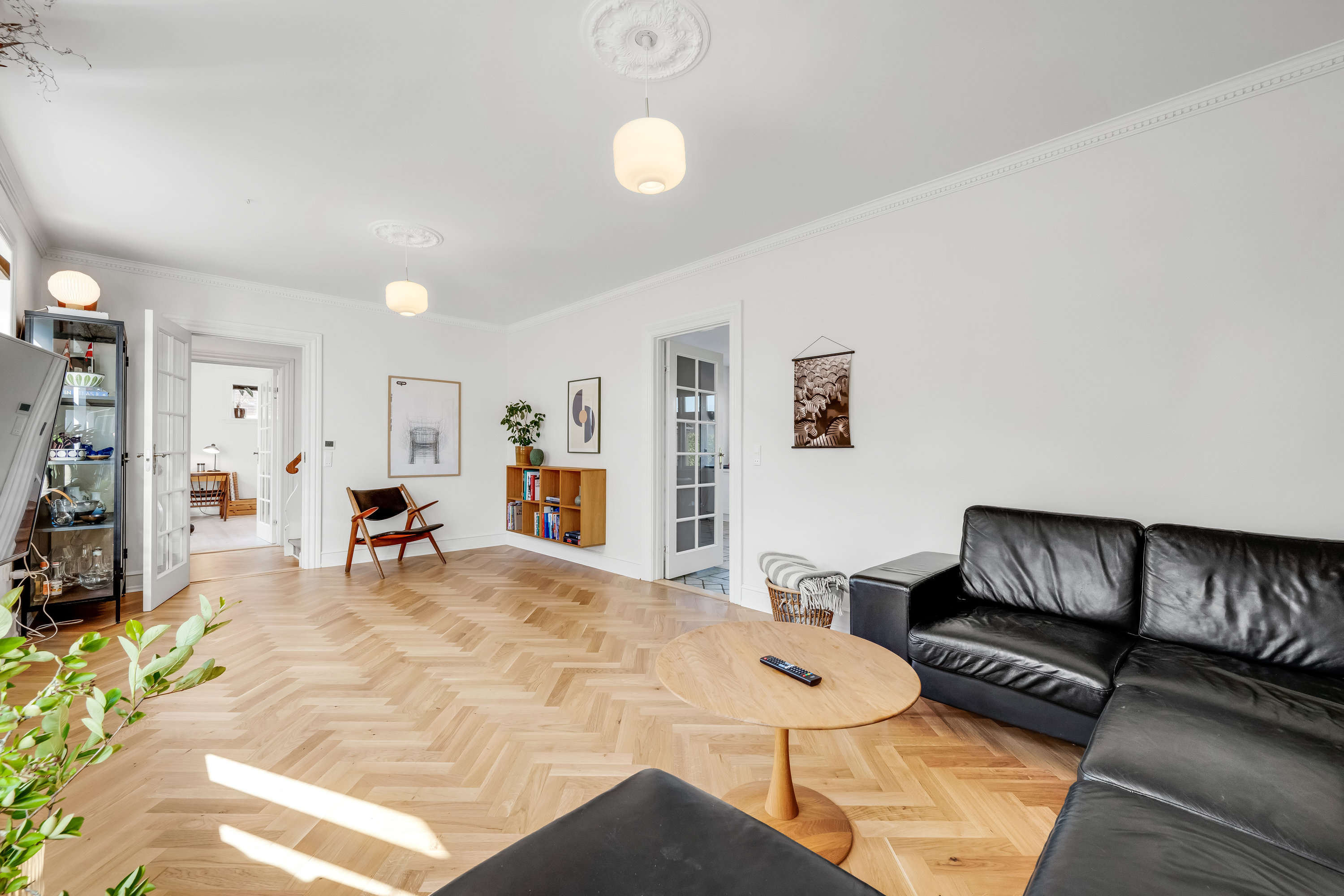 Fremhævet stue billede i fuldskærmstilstand. Billede af Kongevej 8, 6900 Skjern