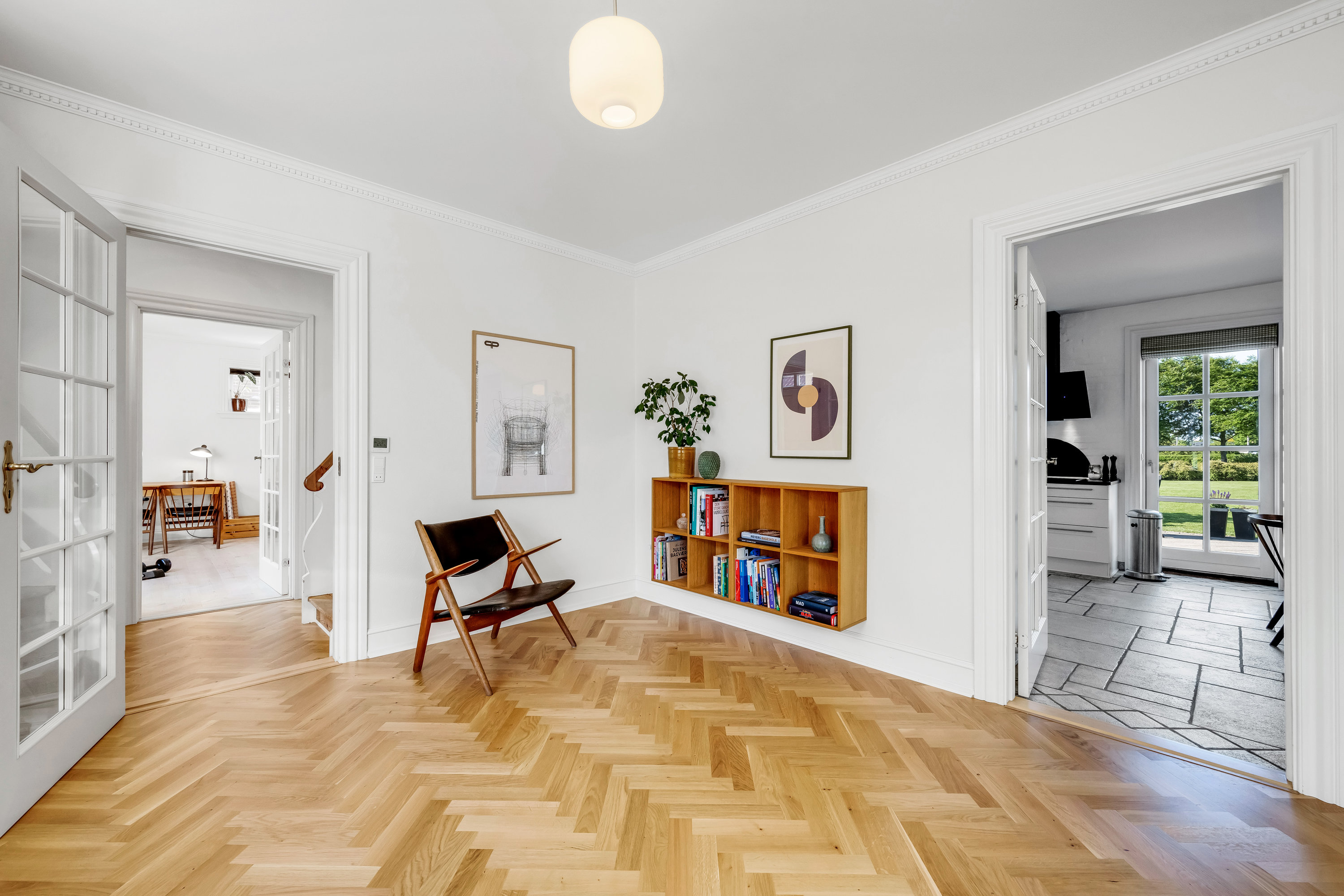 Fremhævet stue billede i fuldskærmstilstand. Billede af Kongevej 8, 6900 Skjern