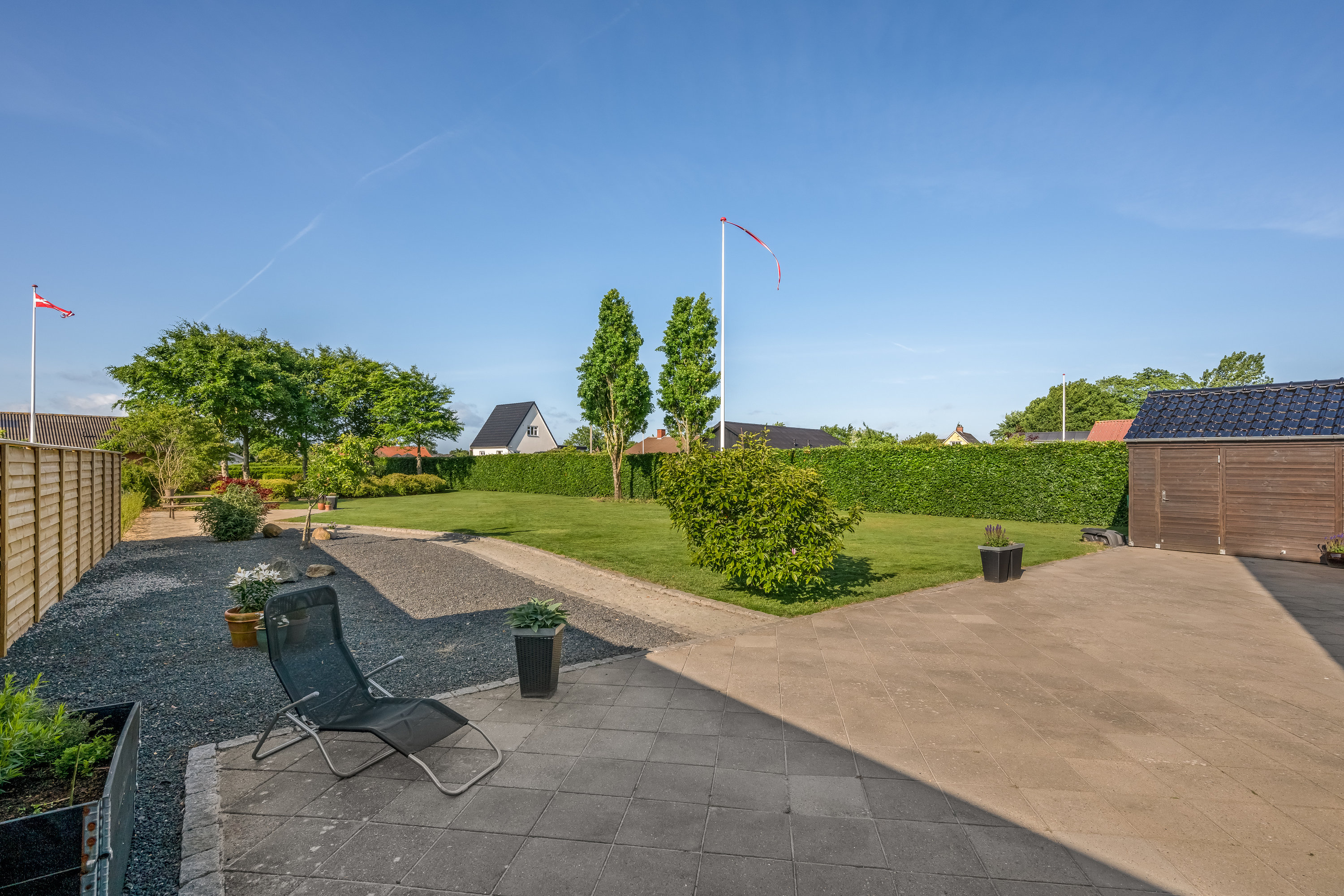 Fremhævet have  billede i fuldskærmstilstand. Billede af Kongevej 8, 6900 Skjern