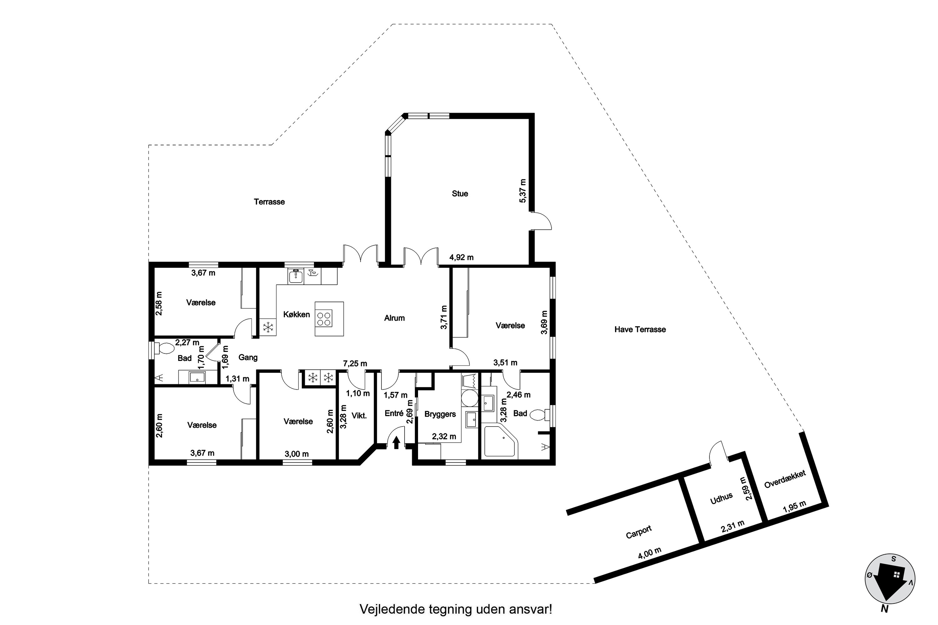 Plantegninger billede af Algade 144, 9700 Brønderslev