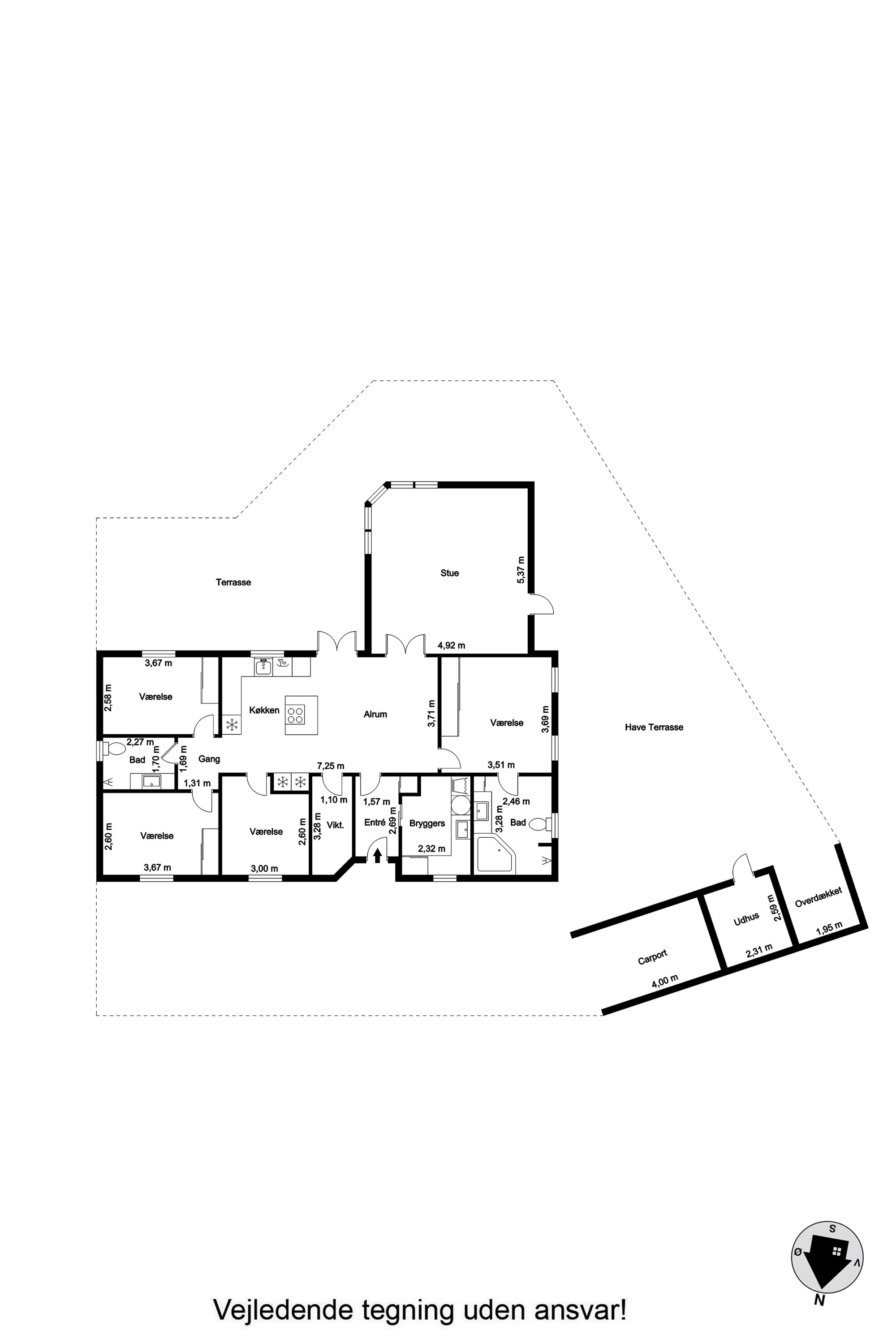 Plantegninger billede af Algade 144, 9700 Brønderslev