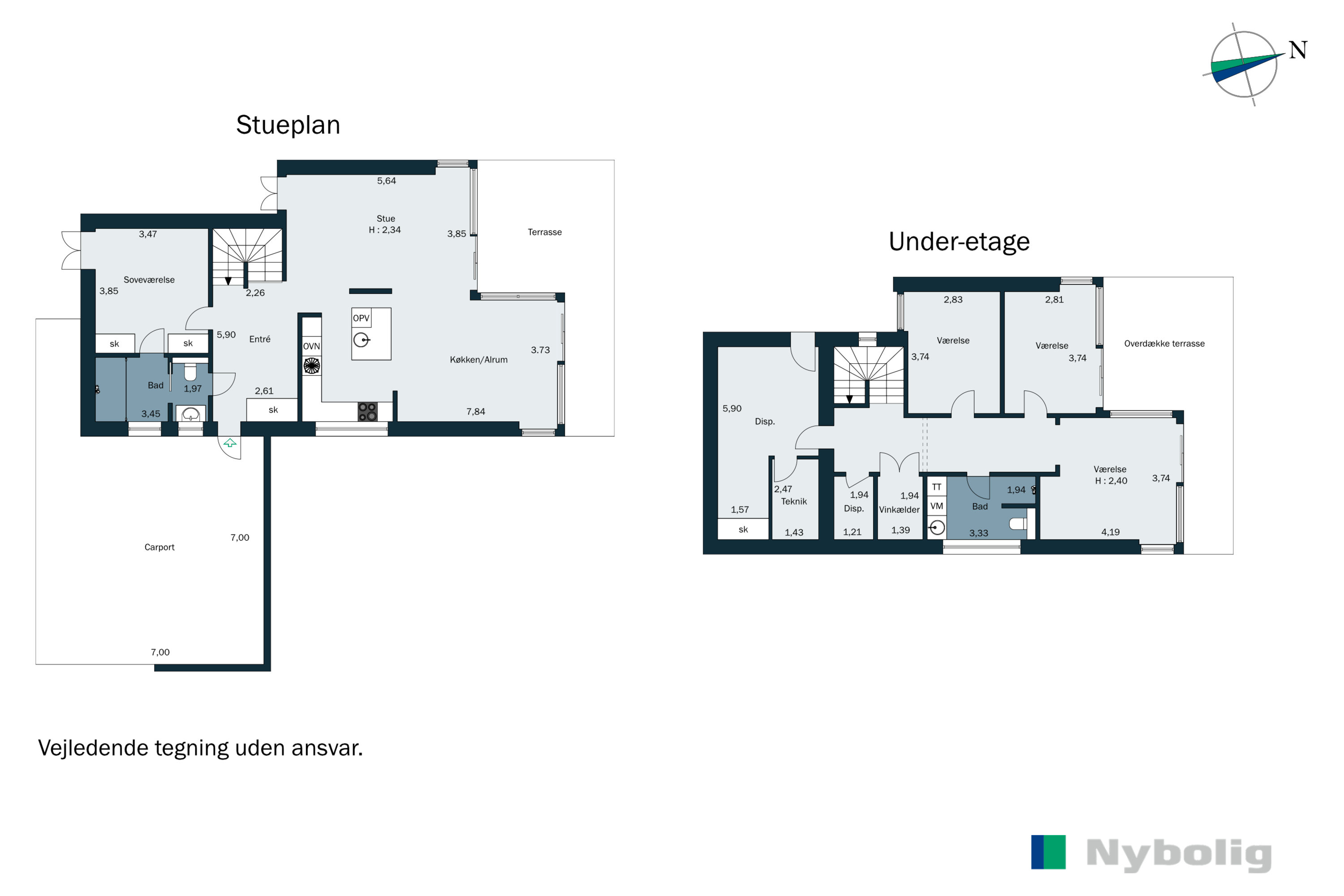 Plantegninger billede af Overskov 30, 8300 Odder
