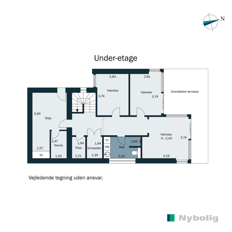 Plantegninger billede af Overskov 30, 8300 Odder