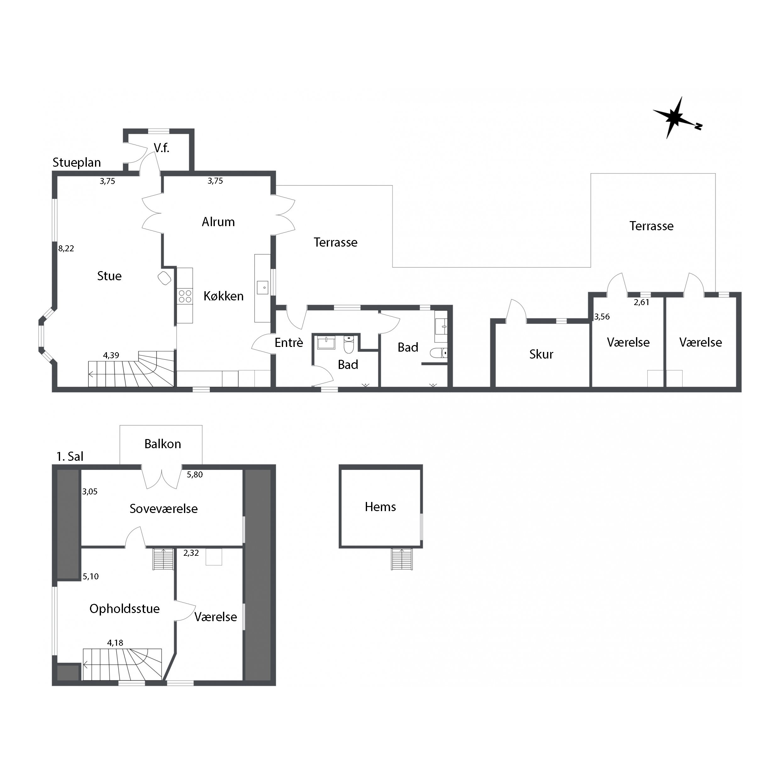 Plantegninger billede af Østre Strandvej 21, Østerby, 9990 Skagen
