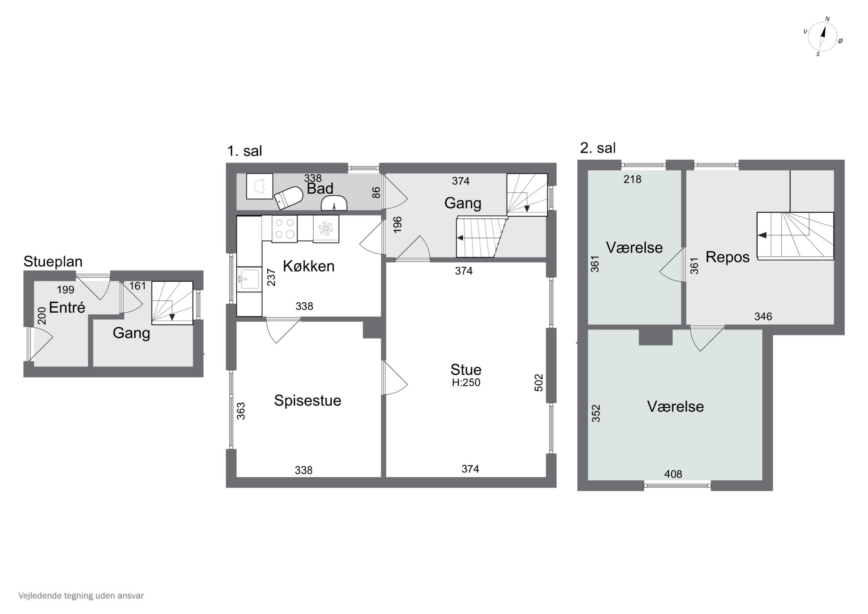 Plantegninger billede af Kristiansgade 33, 1., 7430 Ikast