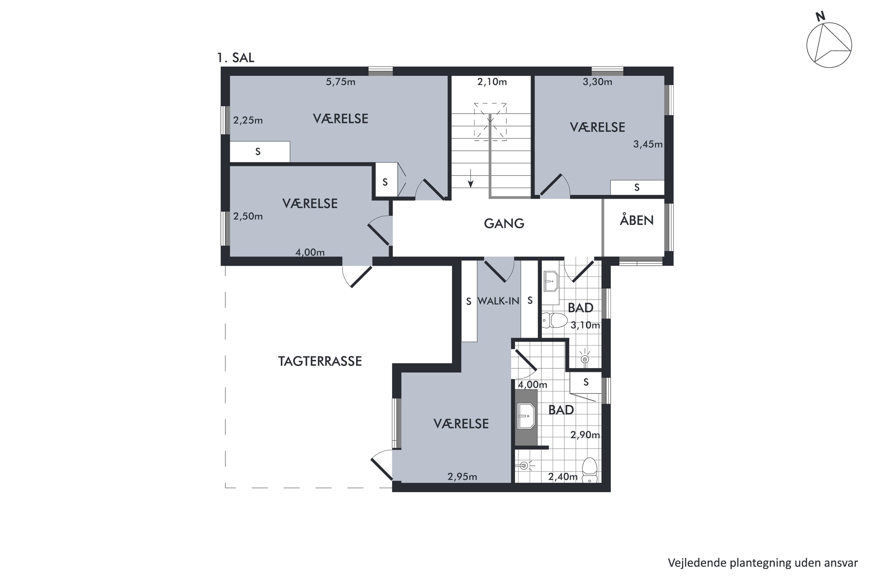 Plantegninger billede af Elektravej 21, Gug, 9210 Aalborg SØ