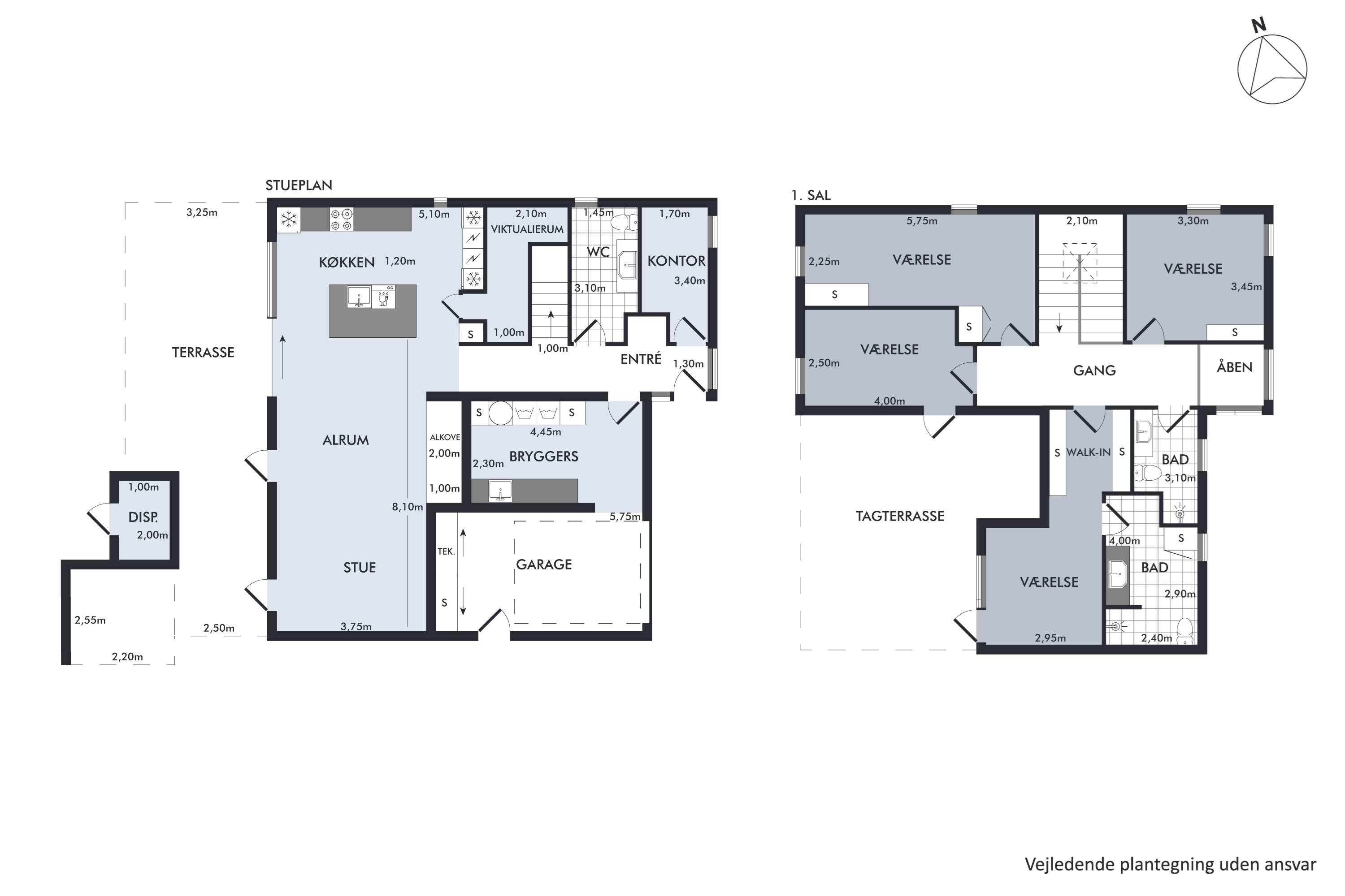 Plantegninger billede af Elektravej 21, Gug, 9210 Aalborg SØ