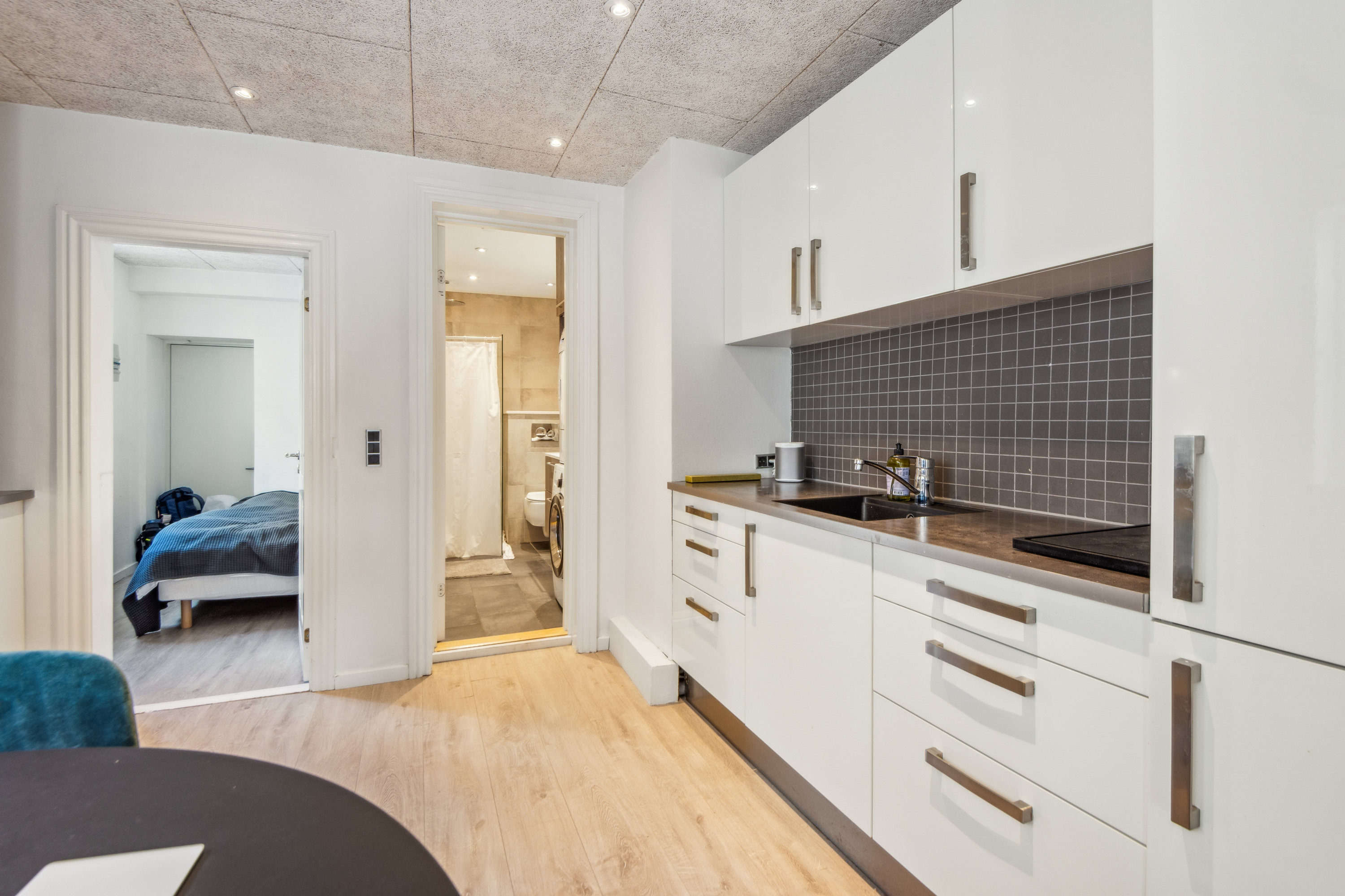 Fremhævet køkken billede i fuldskærmstilstand. Billede af Vesterå 7, 1. th., 9000 Aalborg