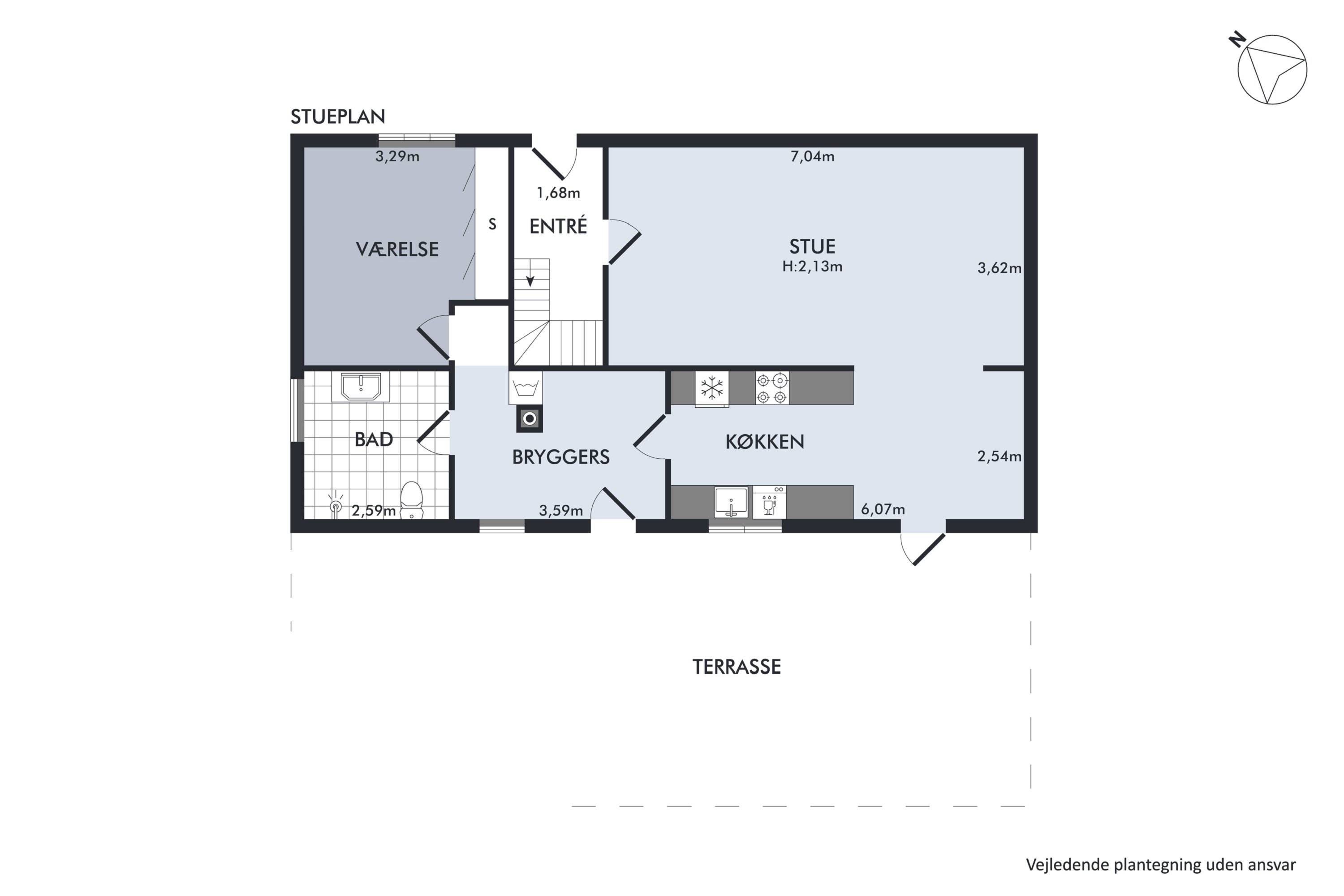 Plantegninger billede af Lyngbyvej 87, 8570 Trustrup