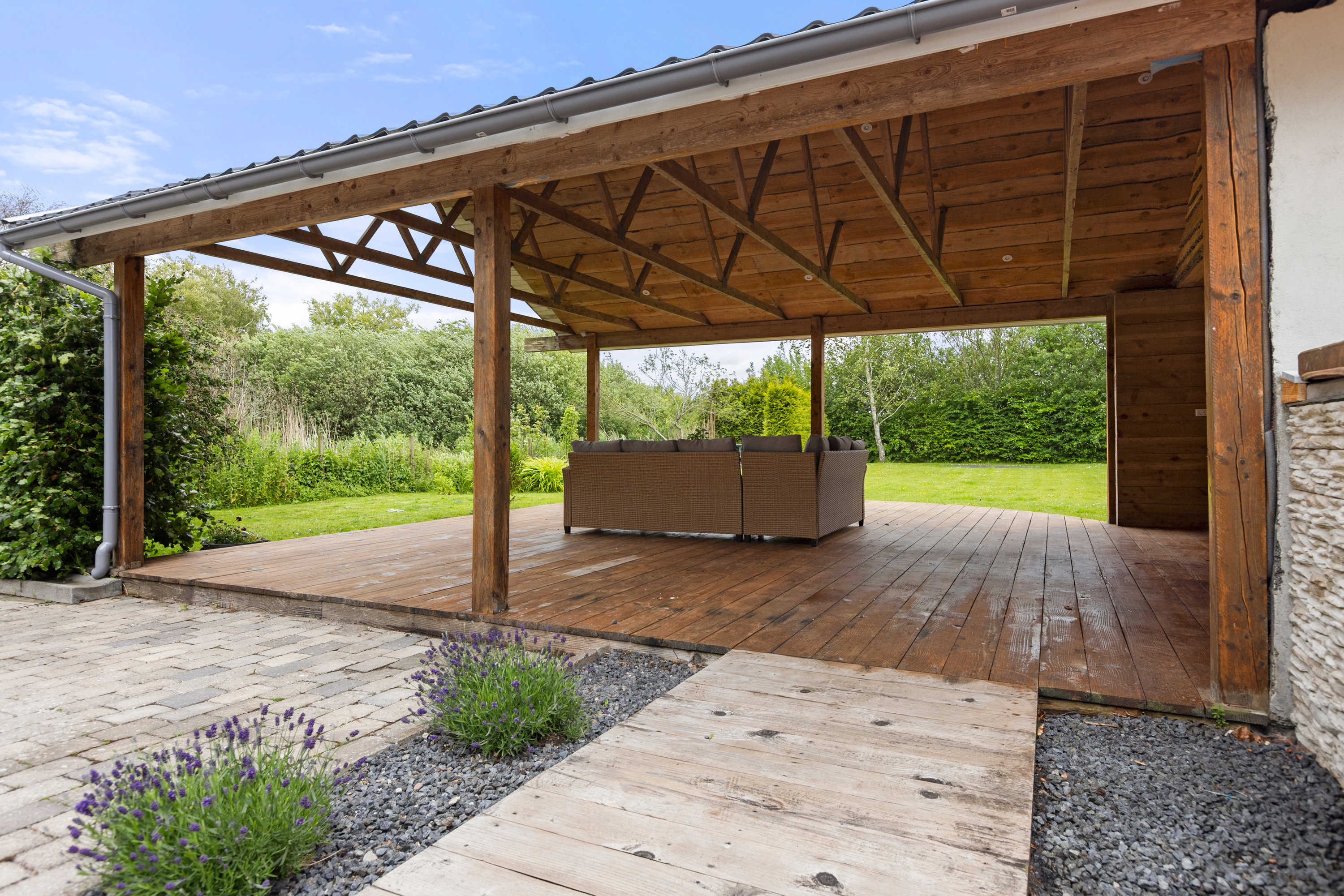 Fremhævet terrasse billede i fuldskærmstilstand. Billede af Ødemarksvej 5, Flinterup, 4180 Sorø