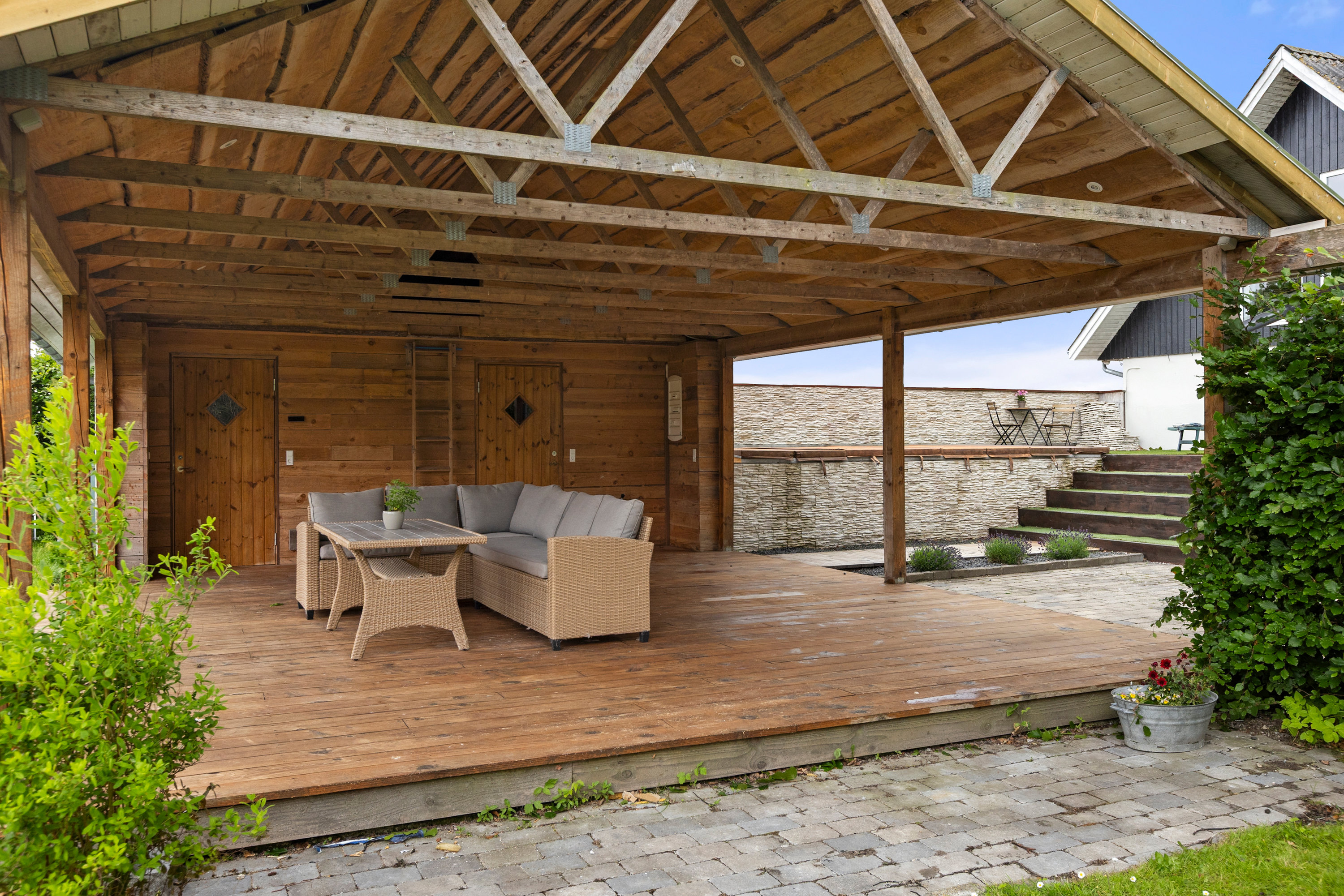 Fremhævet terrasse billede i fuldskærmstilstand. Billede af Ødemarksvej 5, Flinterup, 4180 Sorø