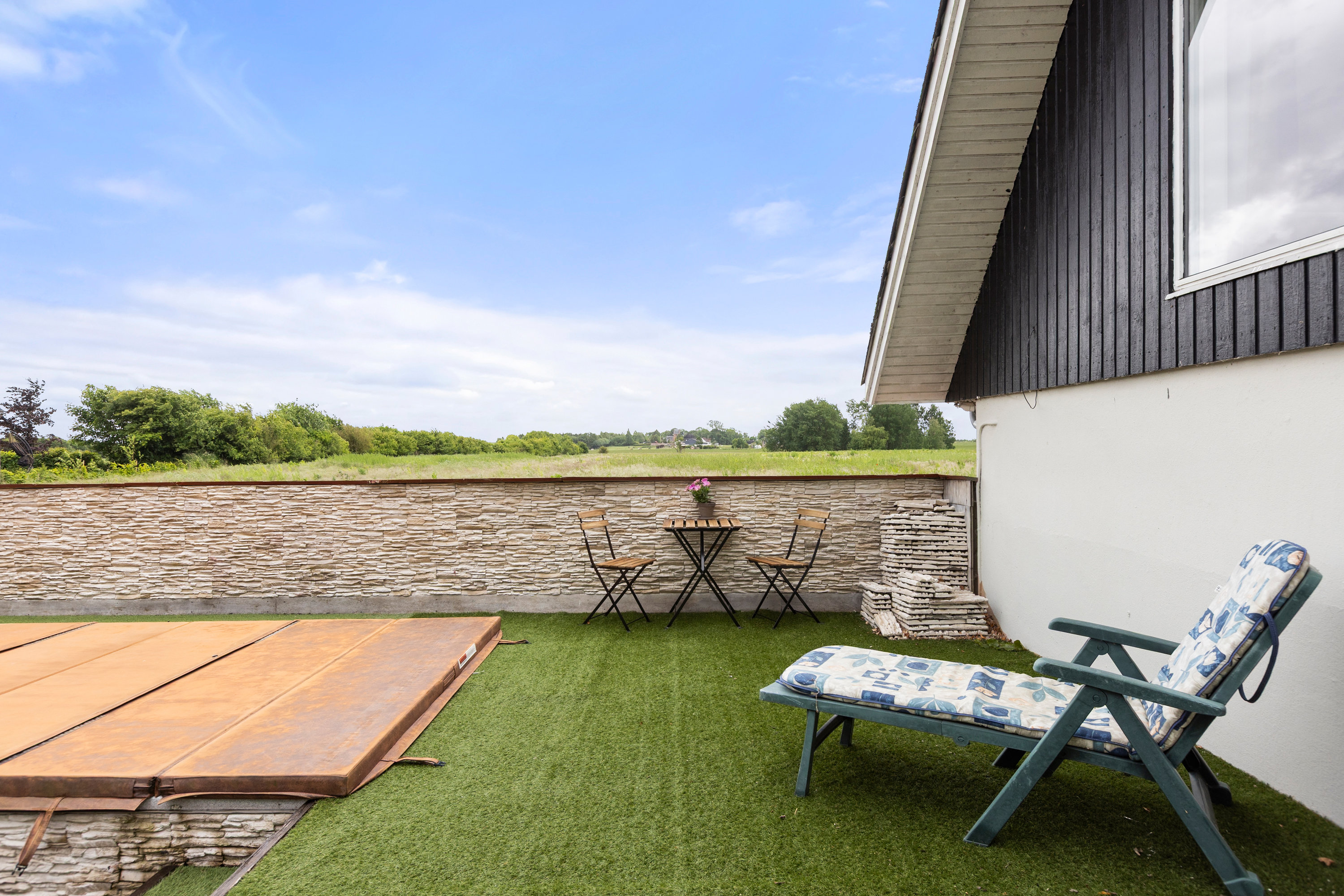 Fremhævet terrasse billede i fuldskærmstilstand. Billede af Ødemarksvej 5, Flinterup, 4180 Sorø