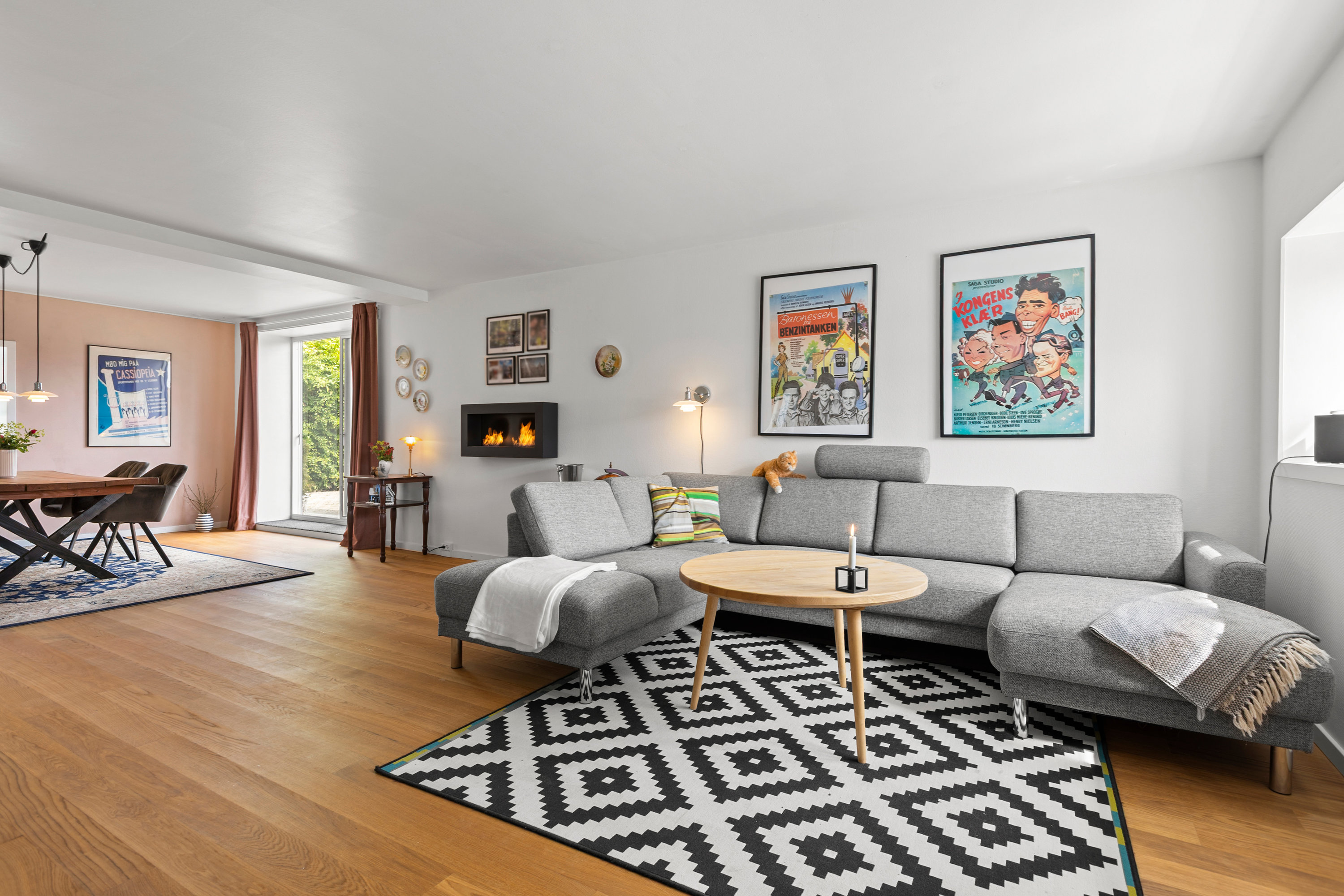 Fremhævet stue billede i fuldskærmstilstand. Billede af Ødemarksvej 5, Flinterup, 4180 Sorø