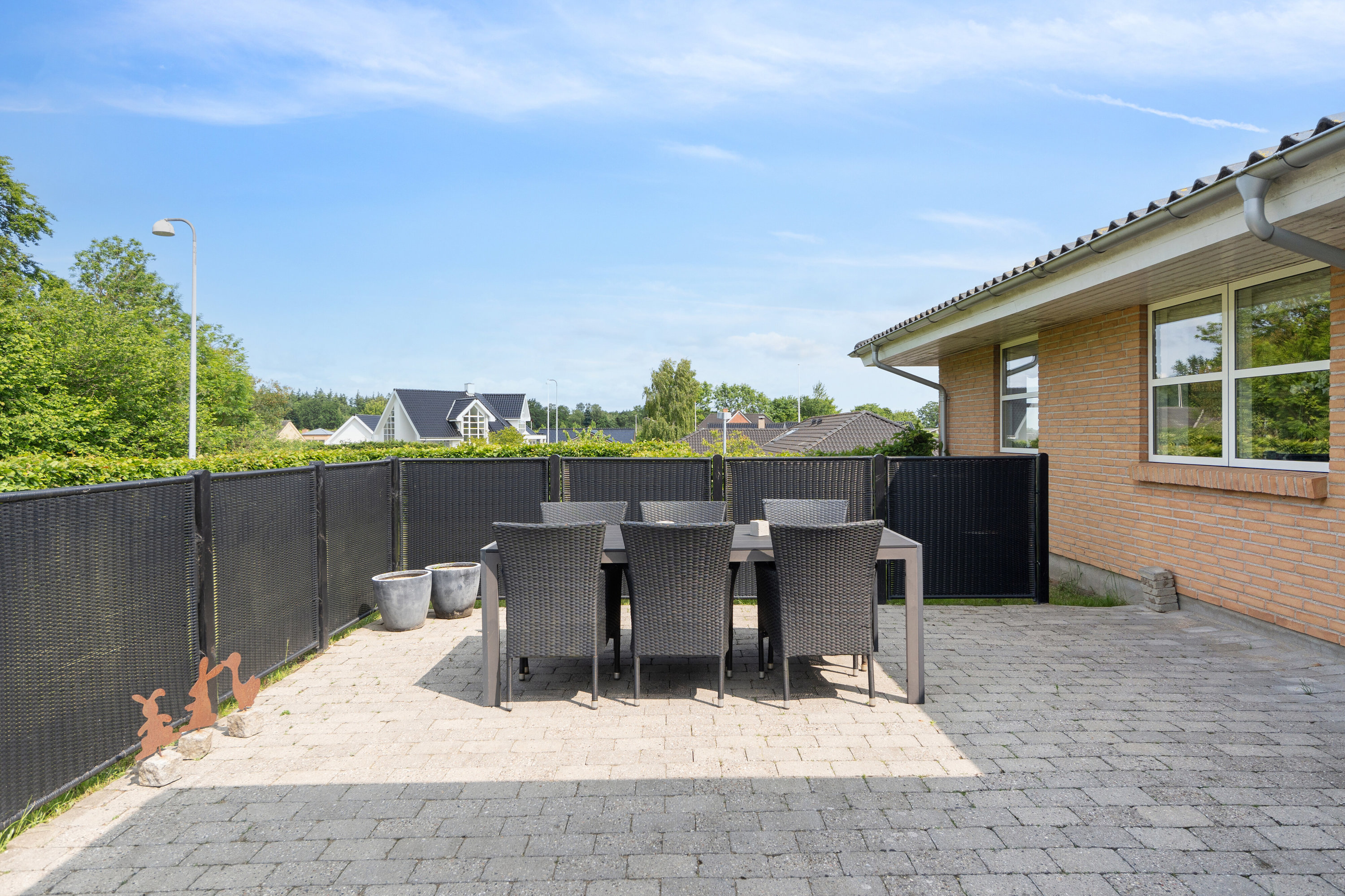 Fremhævet terrasse billede i fuldskærmstilstand. Billede af Æblehaven 7, 5462 Morud