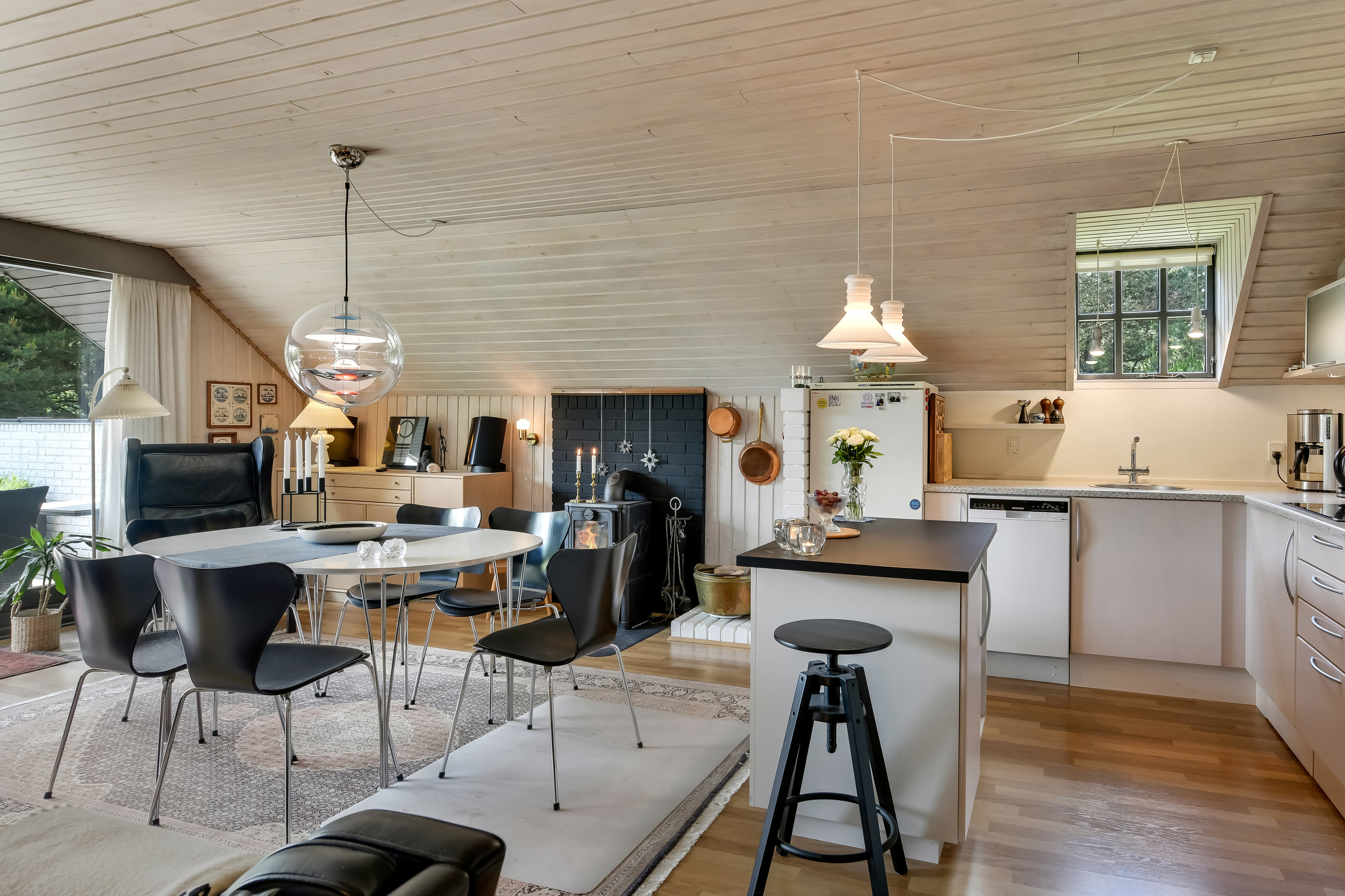 Fremhævet stue billede i fuldskærmstilstand. Billede af Præstens Toft 4, Sønderho, 6720 Fanø