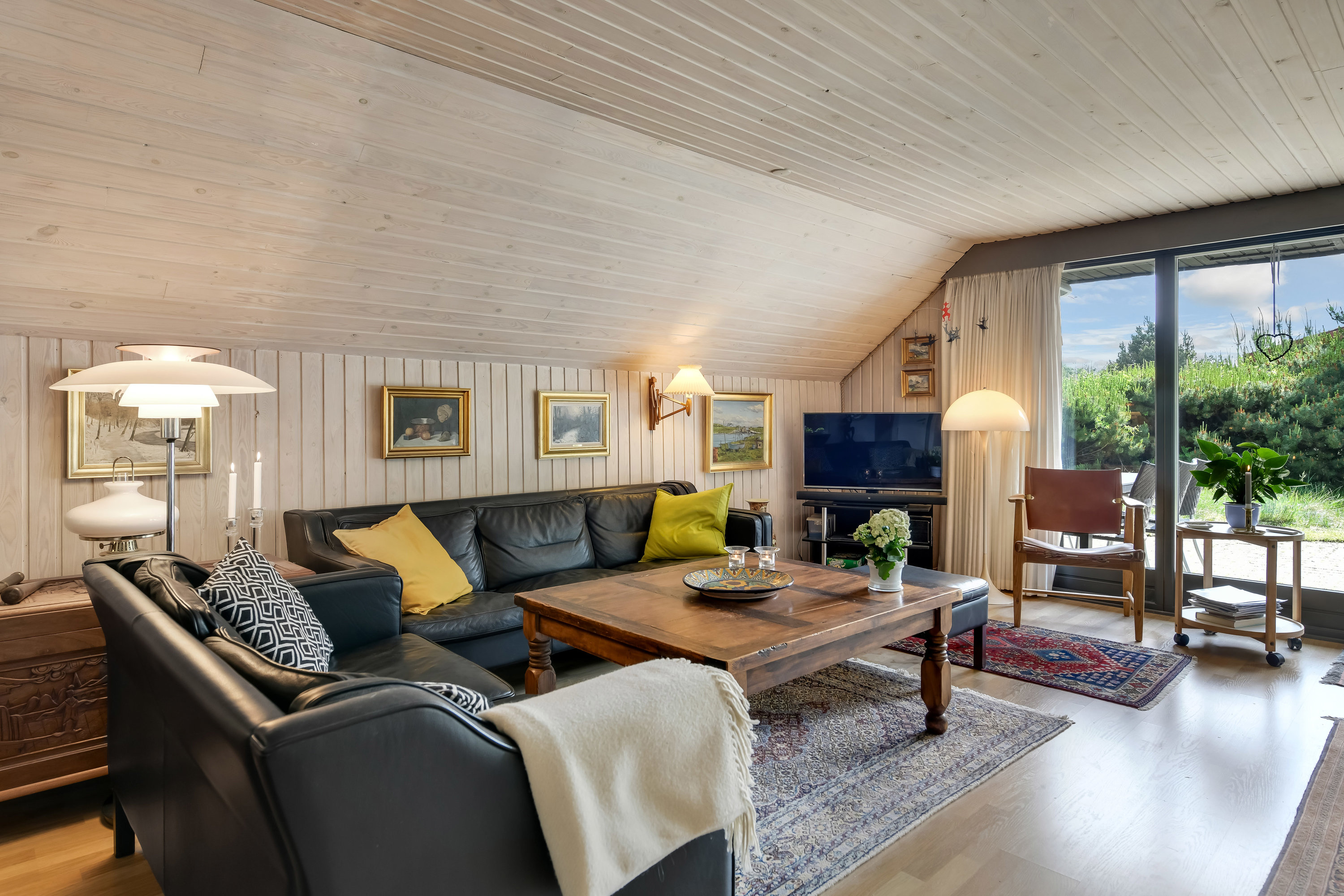 Fremhævet stue billede i fuldskærmstilstand. Billede af Præstens Toft 4, Sønderho, 6720 Fanø