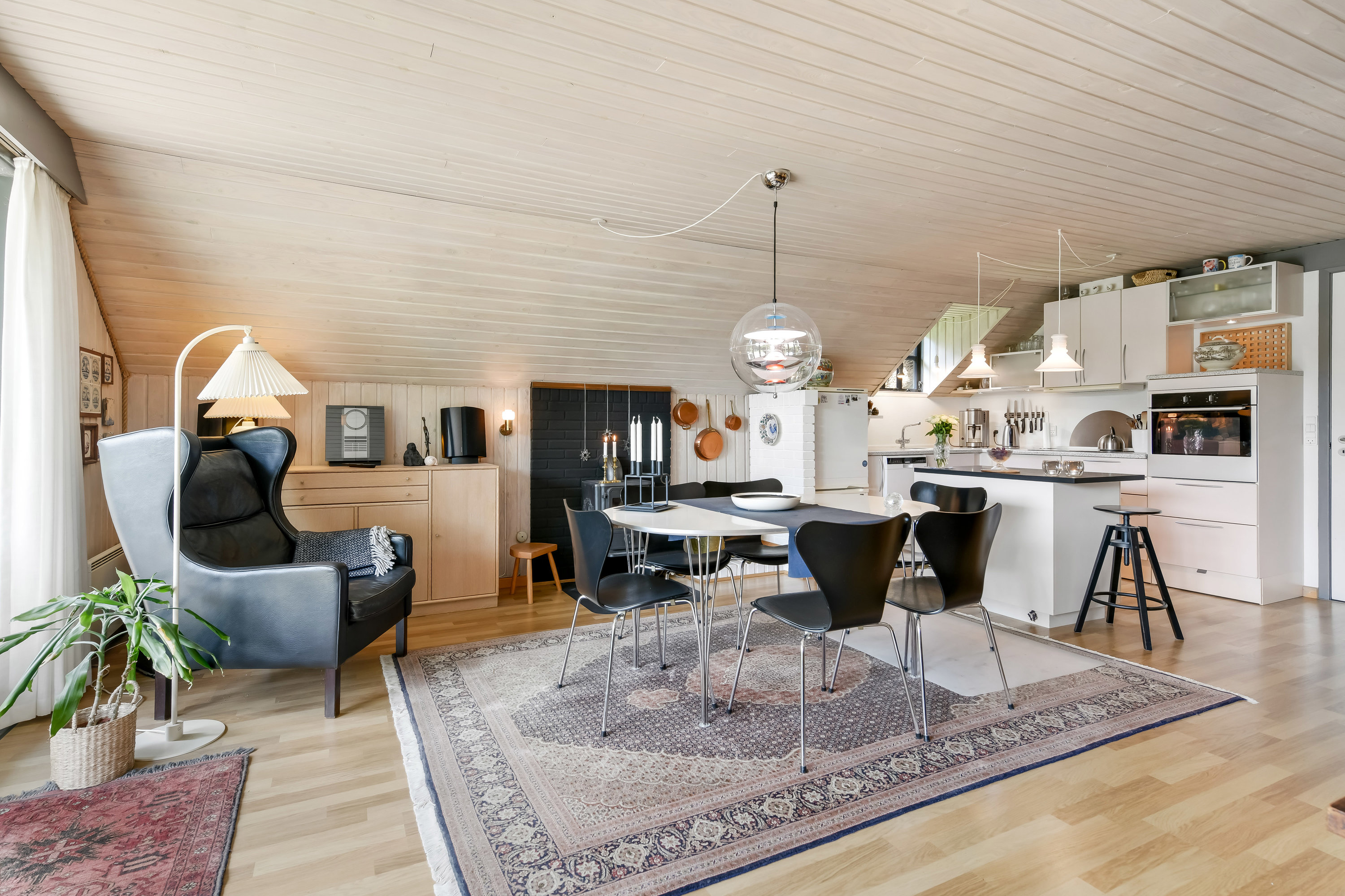 Fremhævet stue billede i fuldskærmstilstand. Billede af Præstens Toft 4, Sønderho, 6720 Fanø